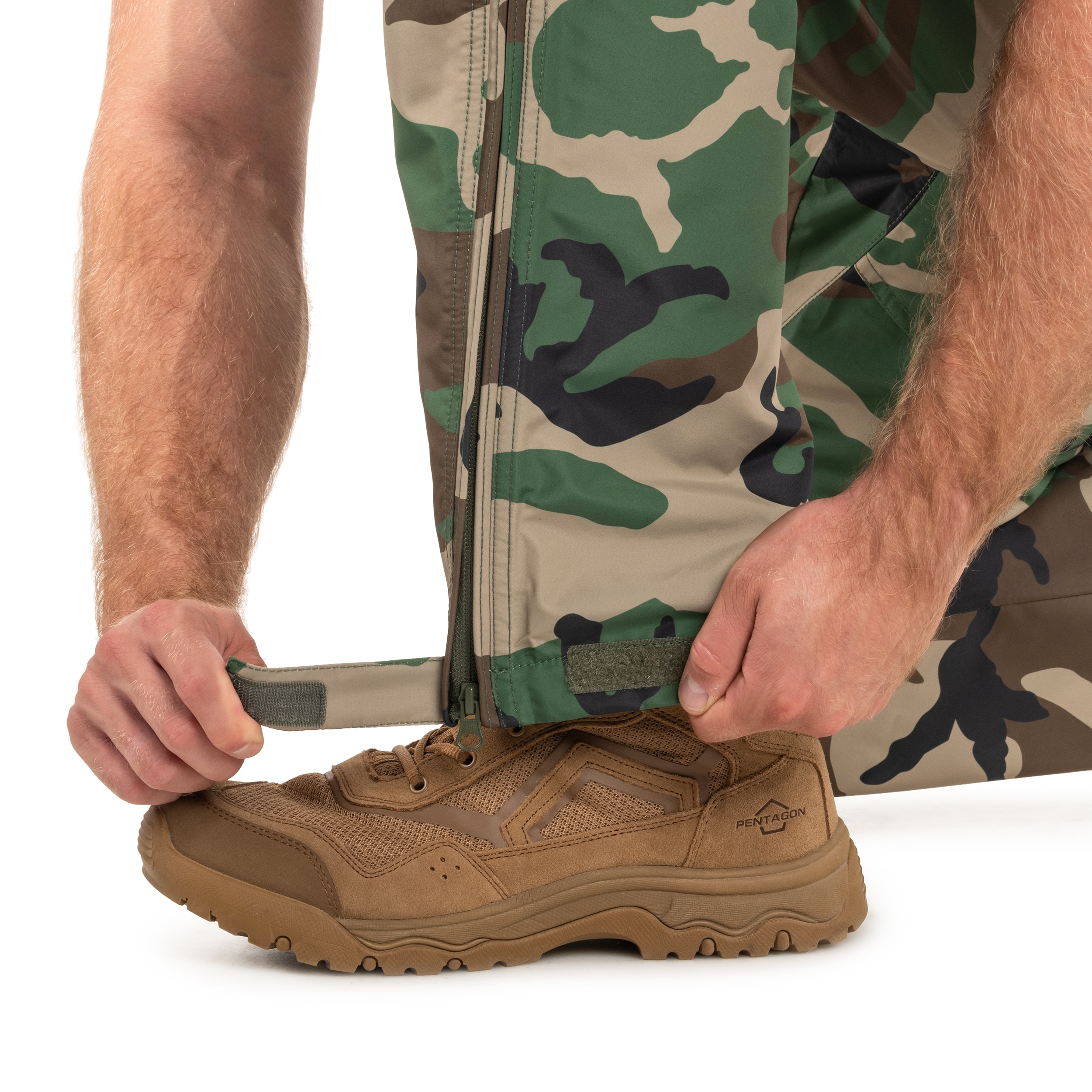 Pentagon Hurricane kantáros nadrág - Woodland