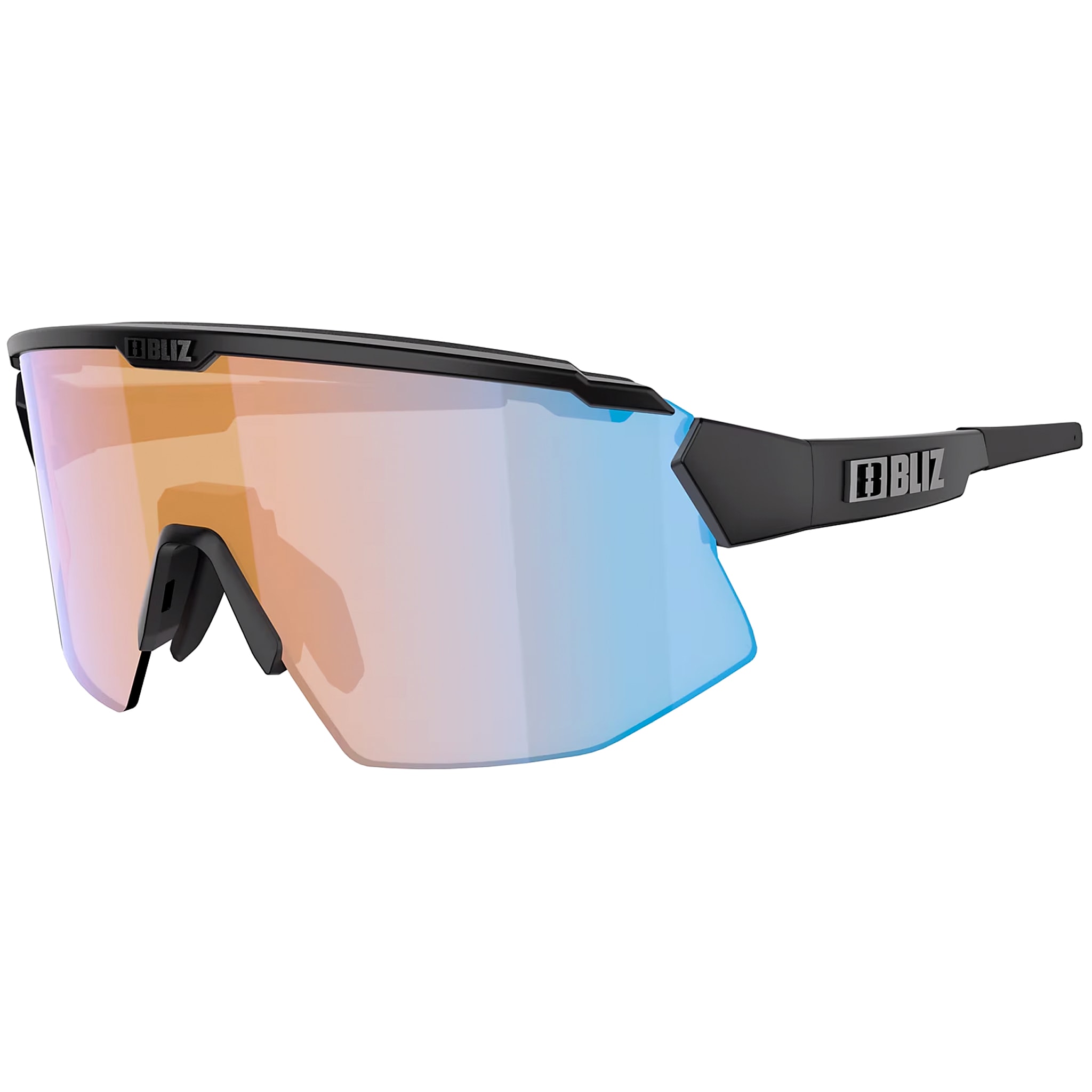 Bliz Breeze szemüveg - Matt Black/Coral Orange Blue/Brown Silver