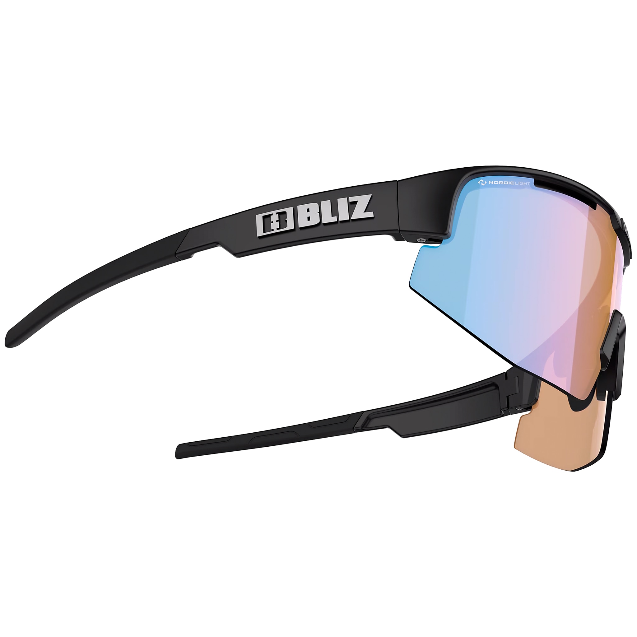Bliz Matrix Small Nano Optics napszemüveg - Black/Coral Orange Blue