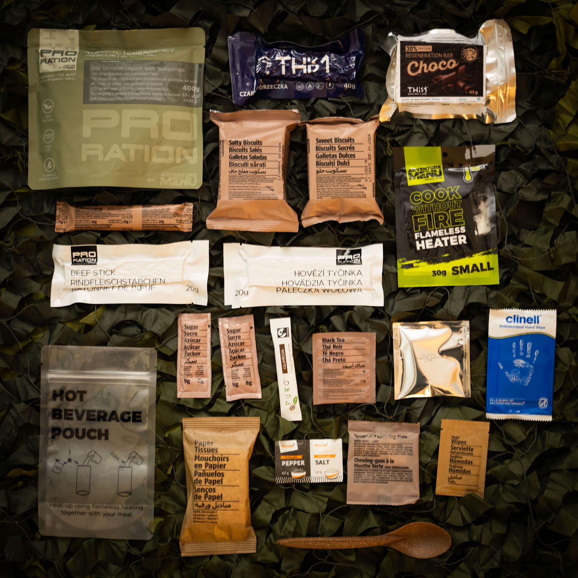 Pro Ration Ultimate Tactical Ration Half-Day élelmiszeradag - Menu IV