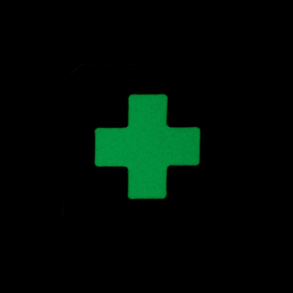 M-Tac Medic Cross Laser Cut fluoreszkáló orvosi felvarró - Ranger Green/GID