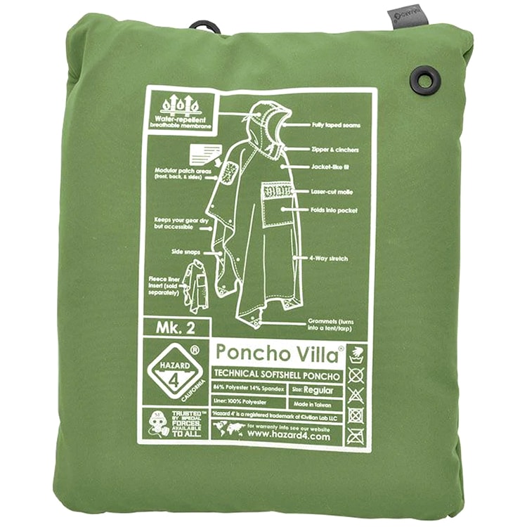 Hazard 4 Villa 2020 Softshell poncsó - OD Green
