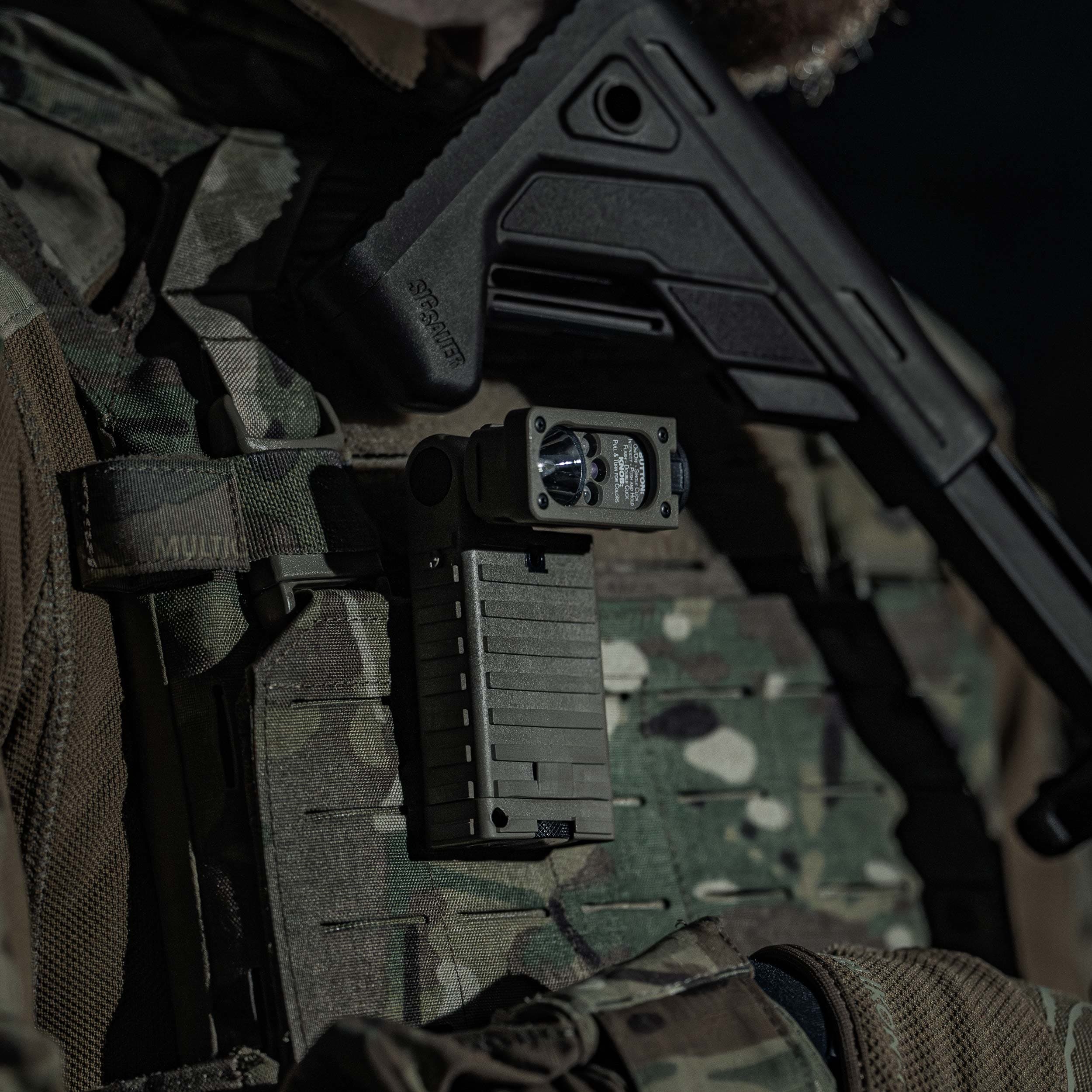 Streamlight Sidewinder Military Coyote sisaklámpa - 55 lumen