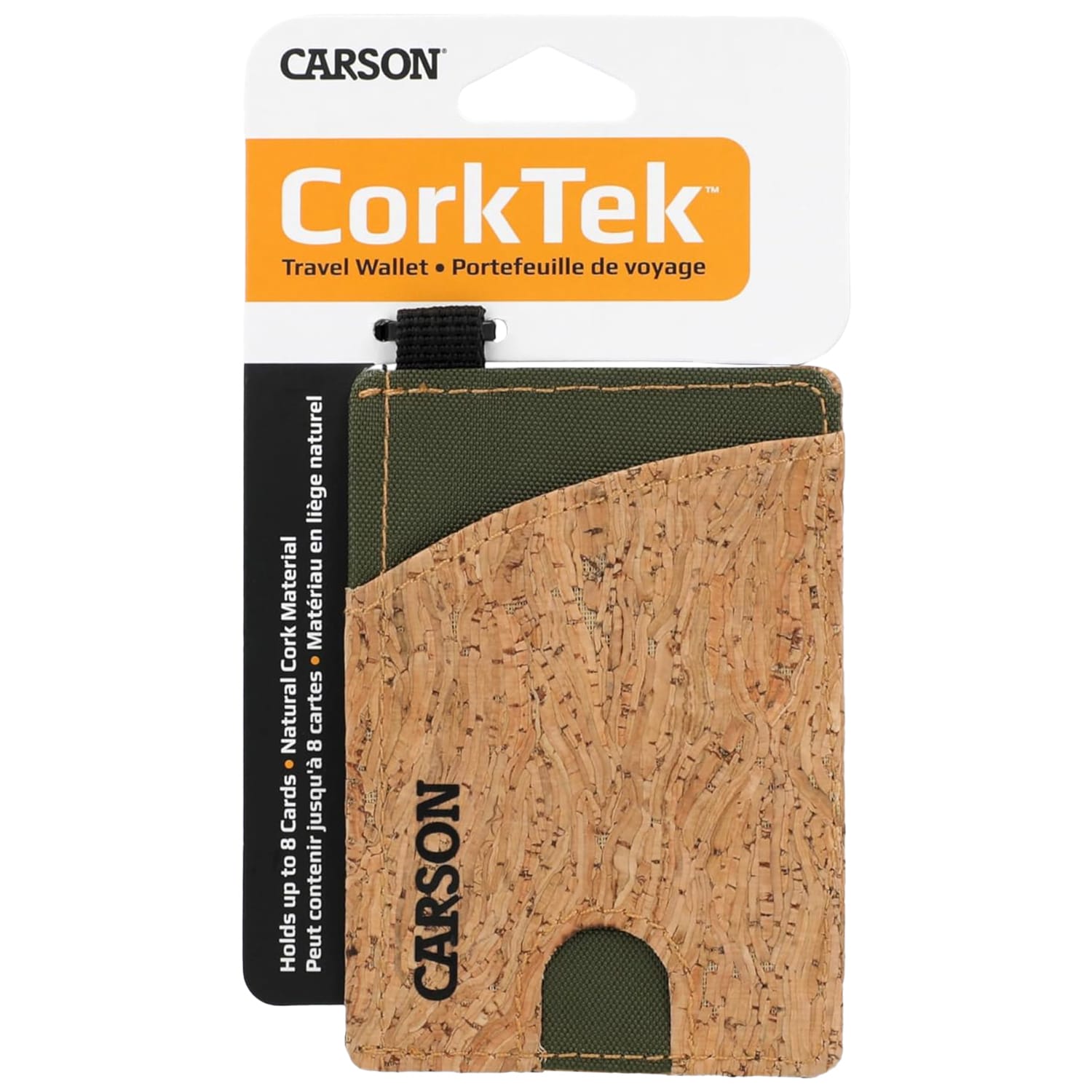 Carson CorkTek vízálló pénztárca - Green