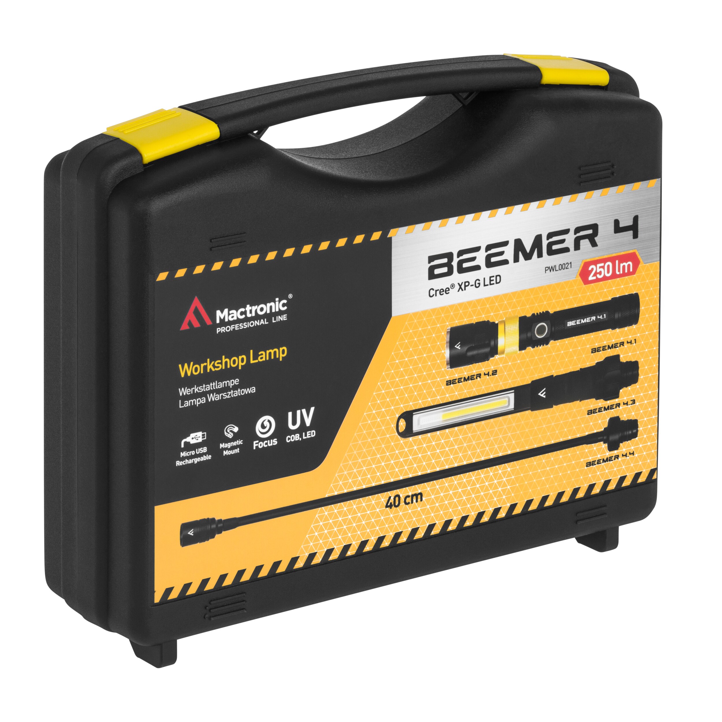 Mactronic Beemer 4 Black zseblámpa - 350 lumen