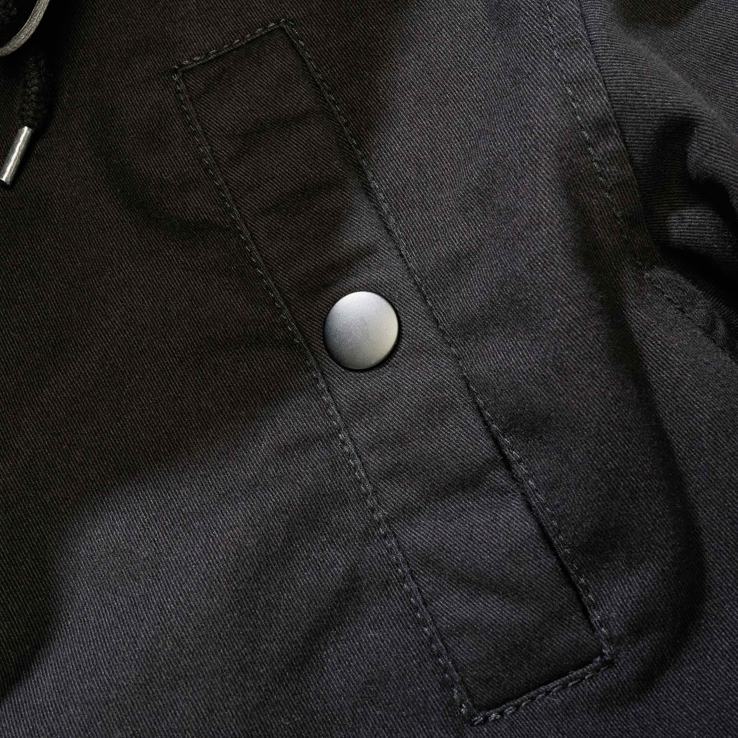 Military Wear Fish Tail Parka kabát - Black