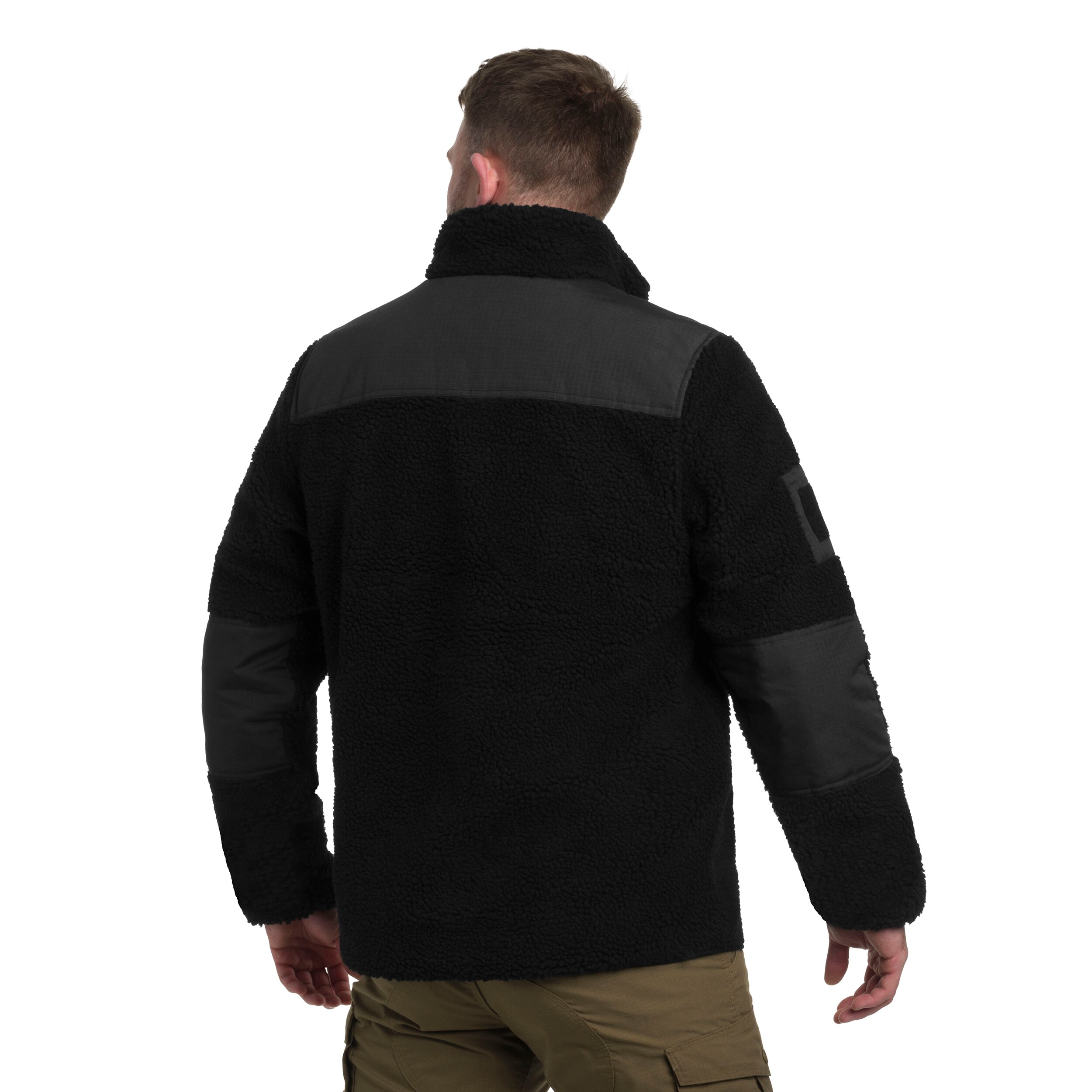 Military Wear Tactical Teddyfleece polár pulóver - Black