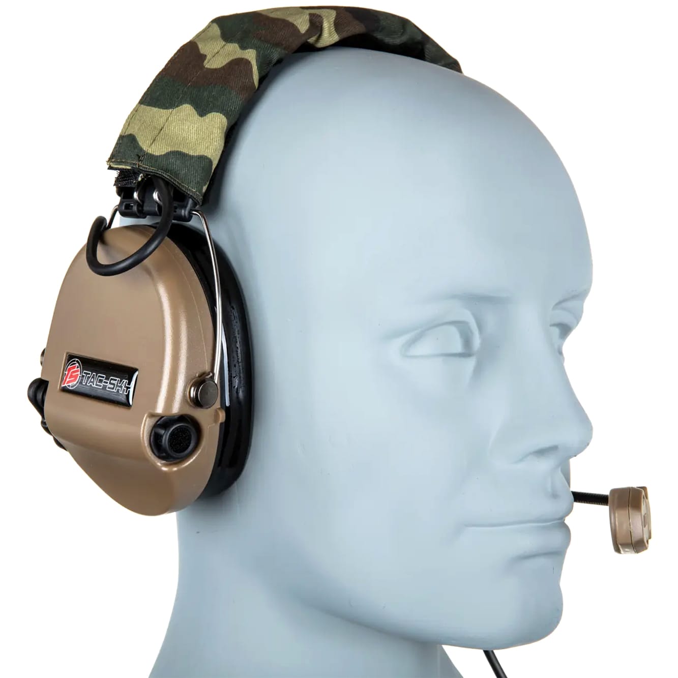 Tac-Sky WYS0145 Noise Reduction Headset aktív hallásvédő - Flat Dark Earth