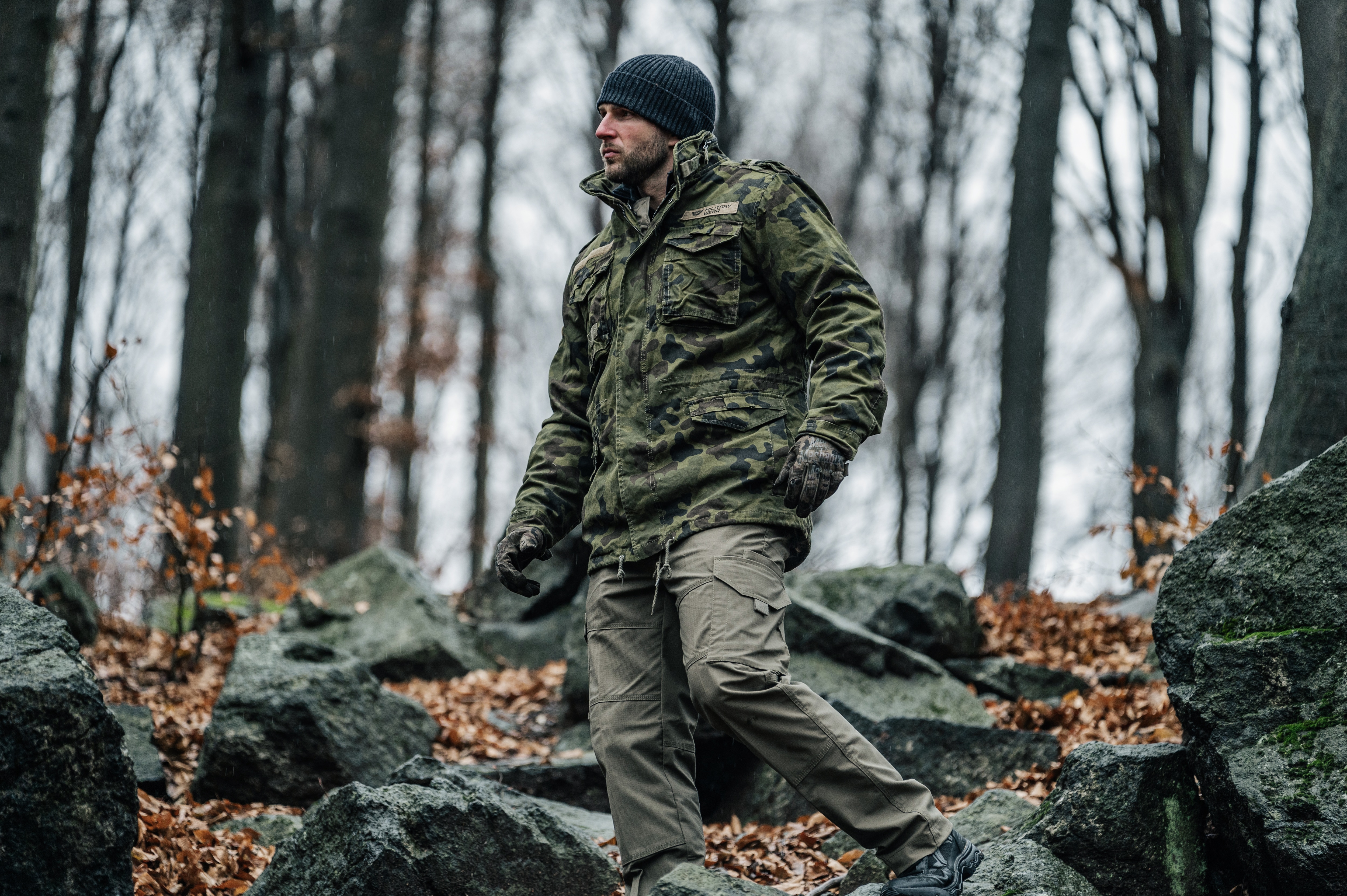 Military Wear M65 Giant kabát - wz.93 Pantera PL Woodland