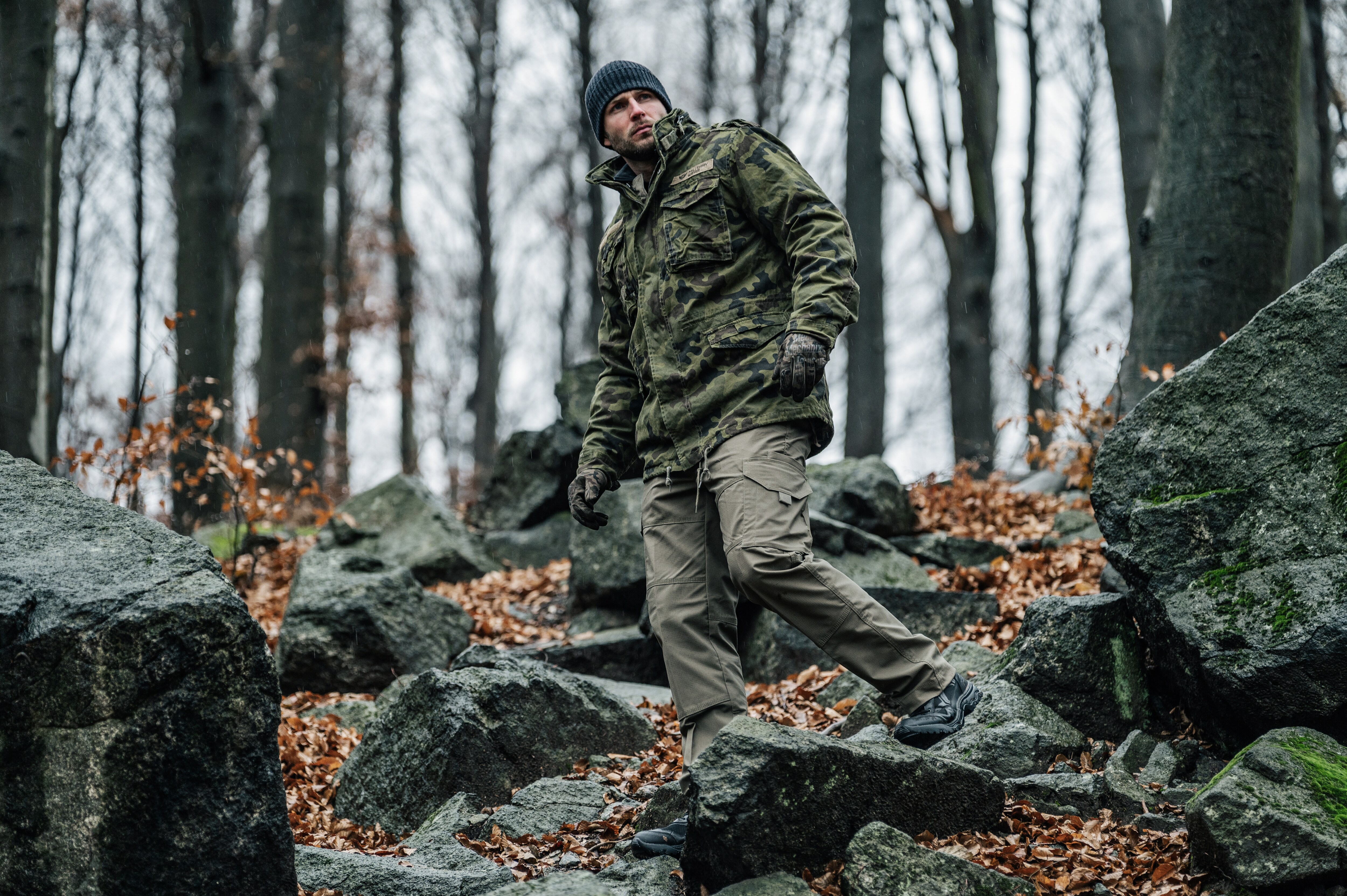 Military Wear M65 Giant kabát - wz.93 Pantera PL Woodland