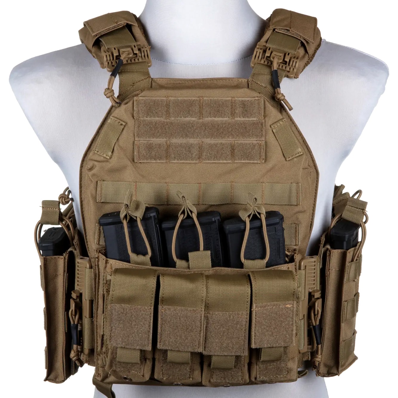 GFC Tactical Plate Carrier 8944-1 taktikai mellény - Tan