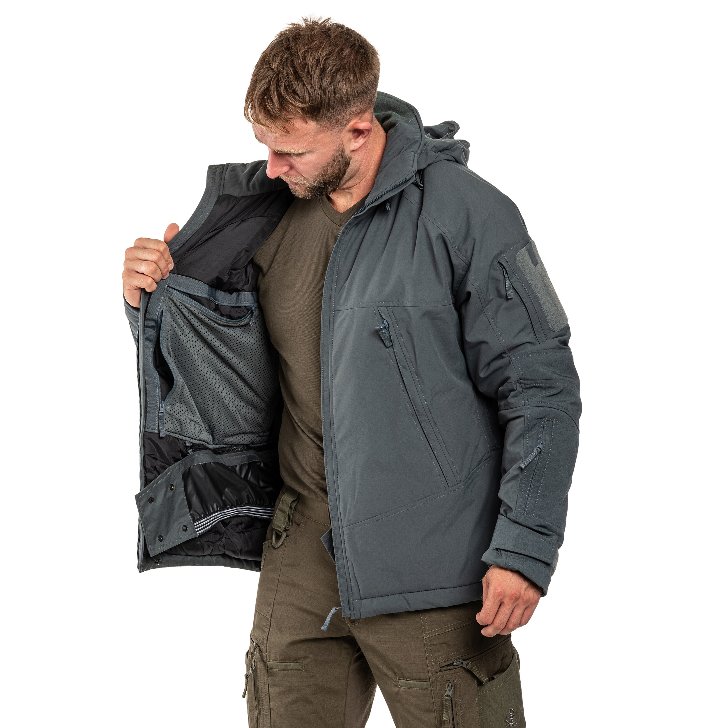 UF PRO Delta OL 4.0 Tactical Winter Jacket kabát - Steel Grey