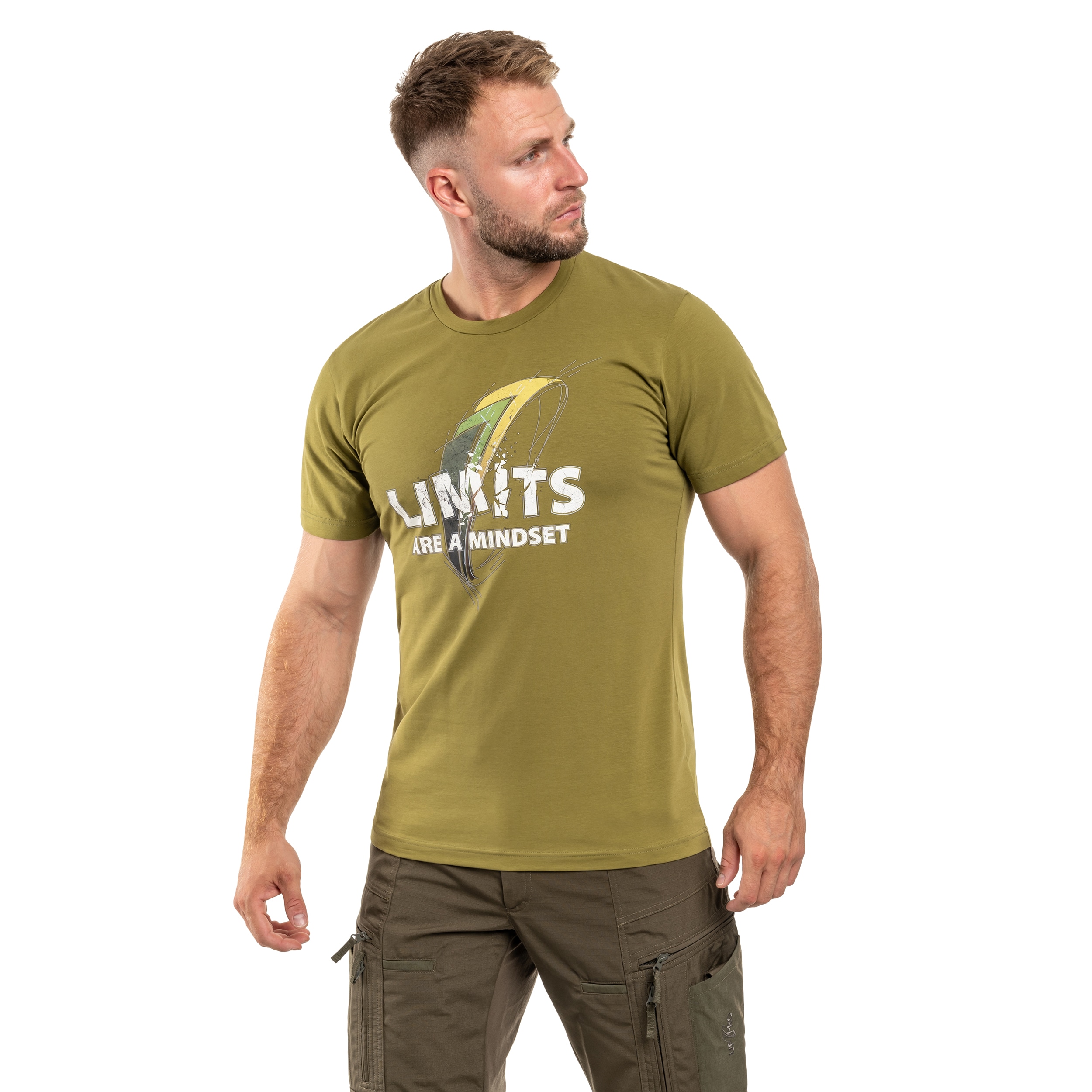 UF PRO Mindset Breaker Tee T-shirt póló- Moss Green