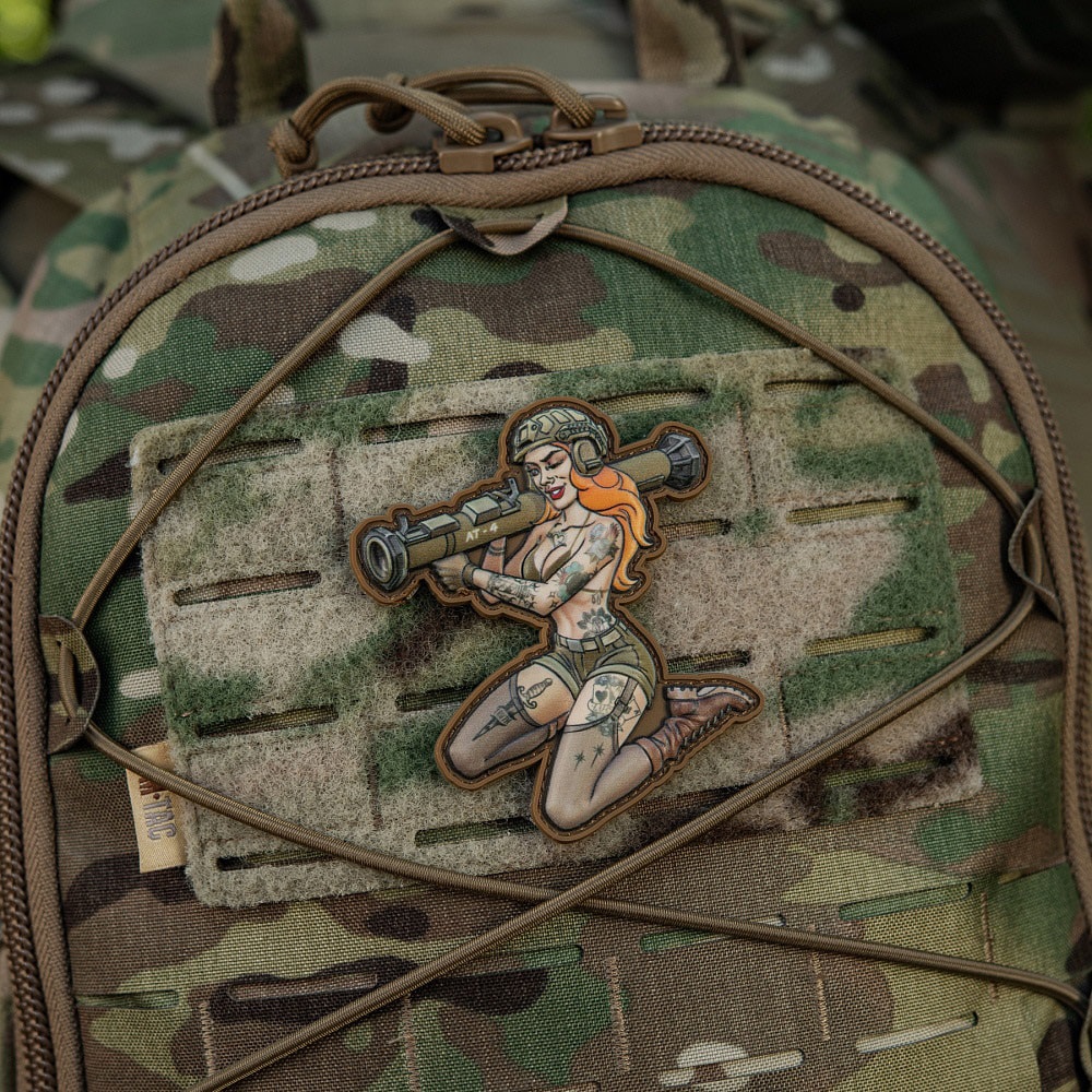 M-Tac Tactical Girl No. 10 PVC Tattoo felvarró - Olive