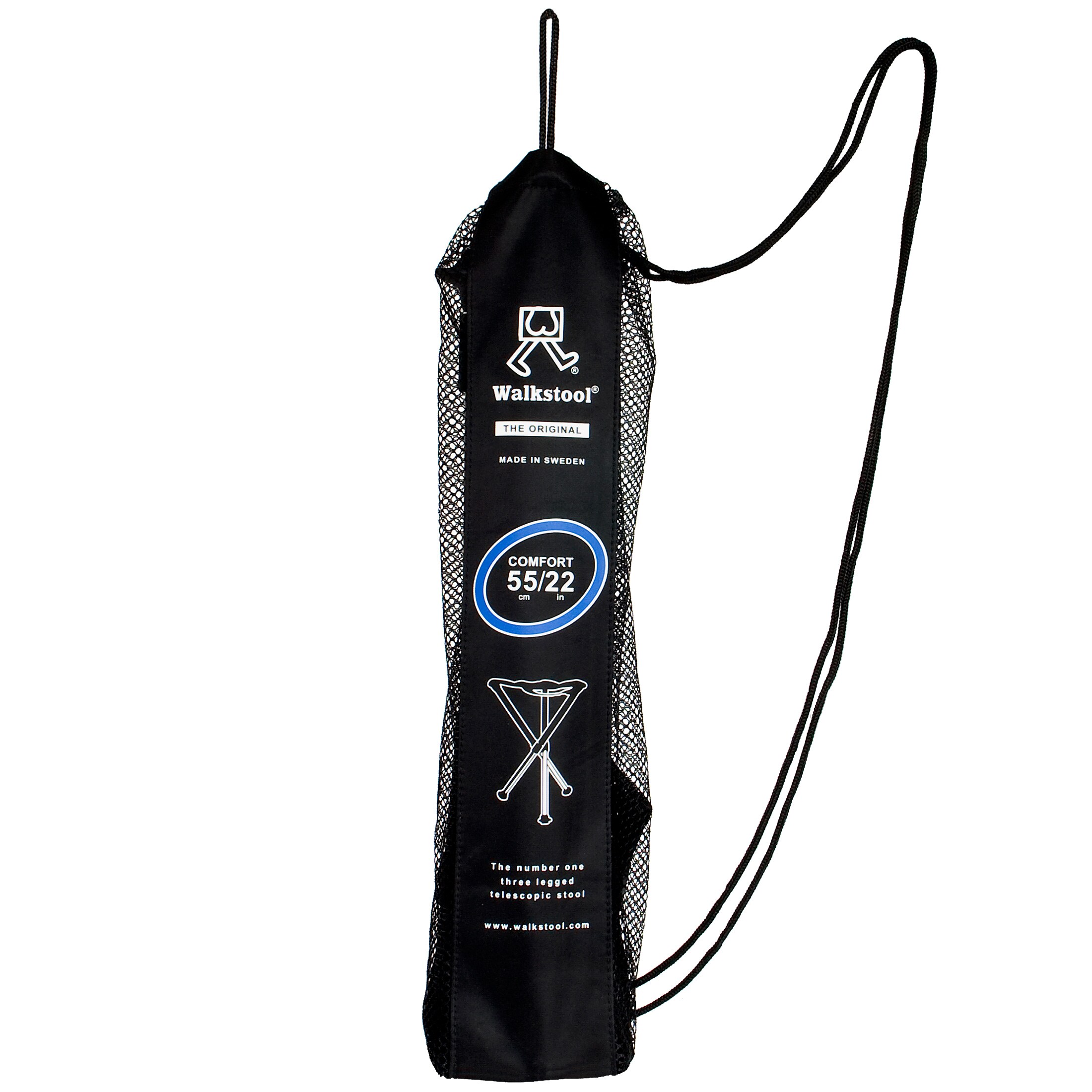 Walkstool Comfort 55 összecsukható kempingszék  - Black