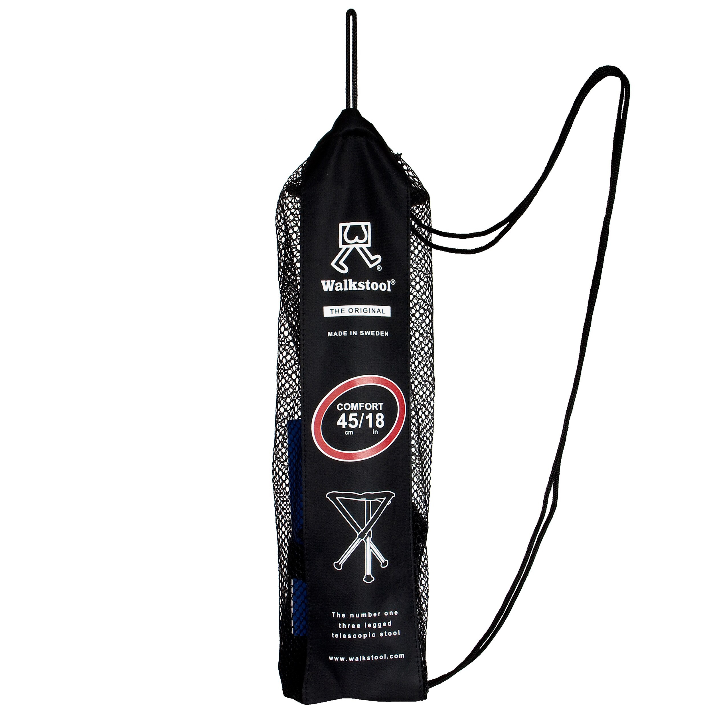 Walkstool Comfort 45 összecsukható kempingszék  - Black