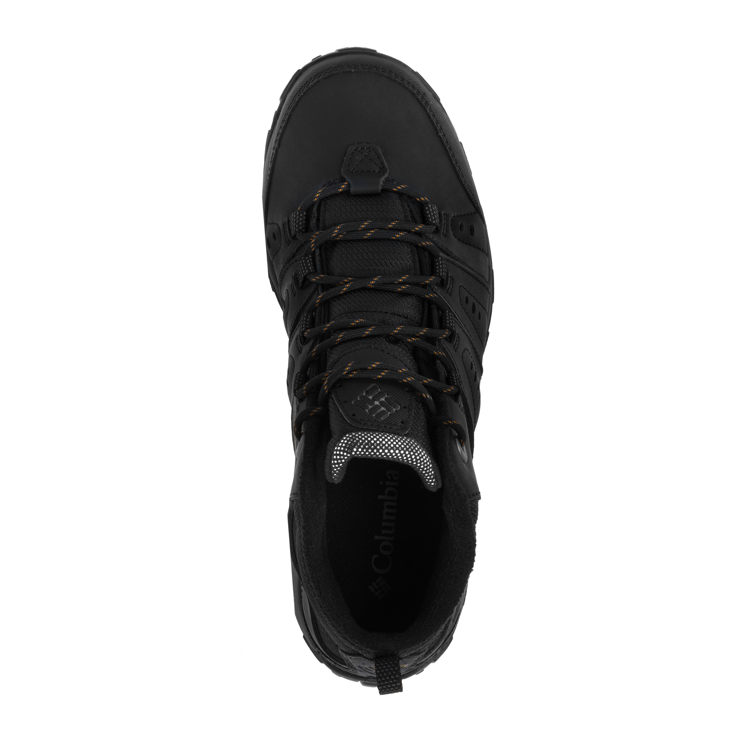 Columbia Woodburn II Mid Waterproof cipő - Black/Goldenrod