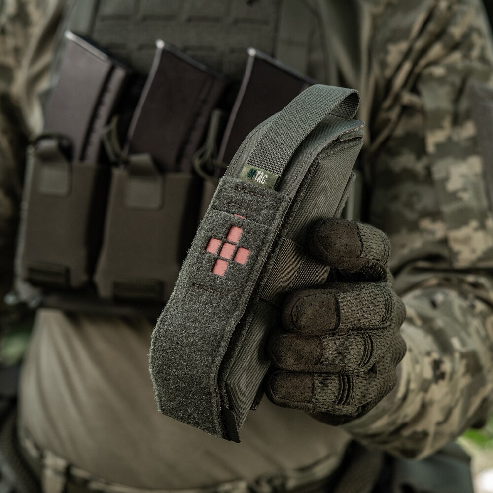 M-Tac zárt taktikai tároló Flap észorítóhoz - Ranger Green