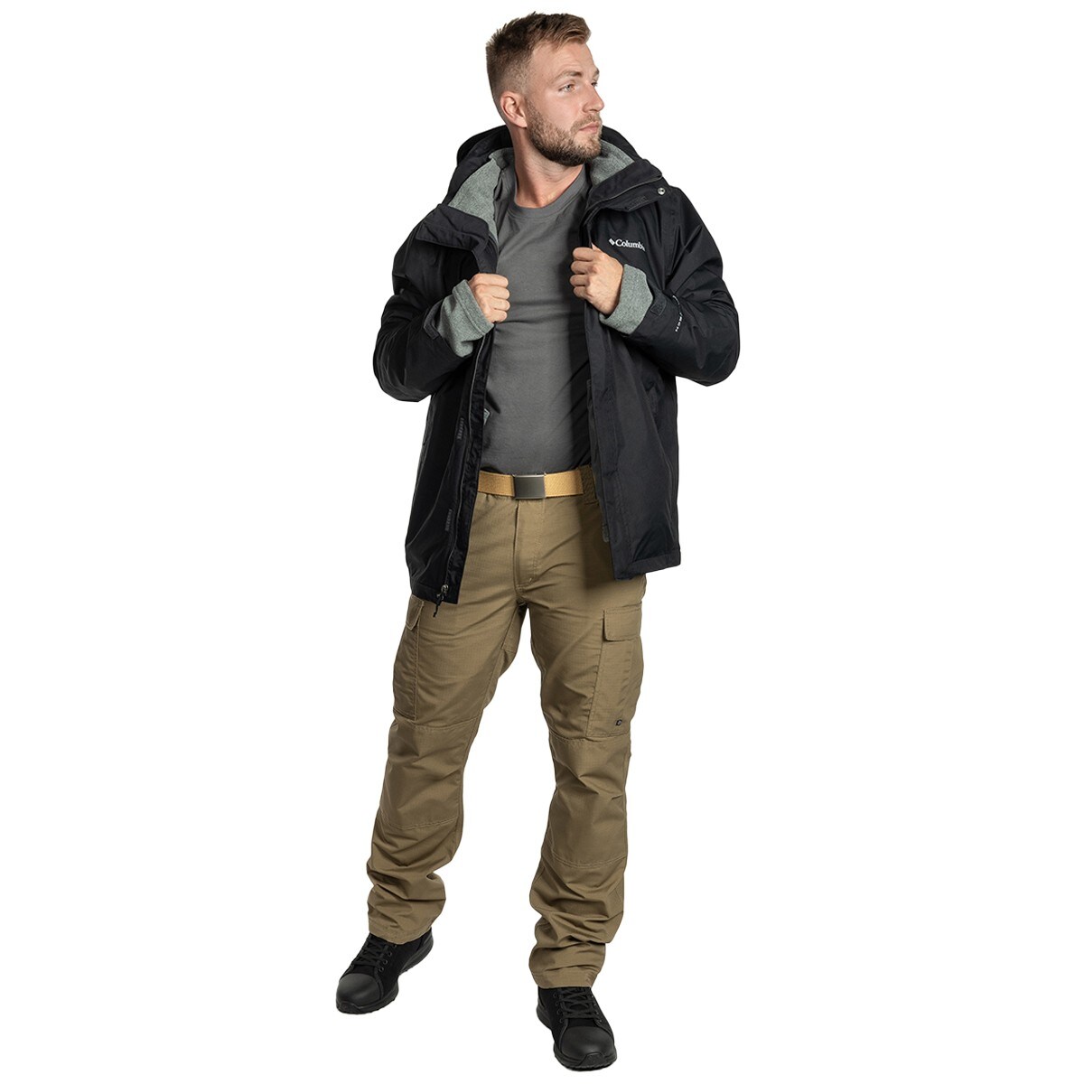 Columbia Bugaboo III Fleece Interchange kabát - Black