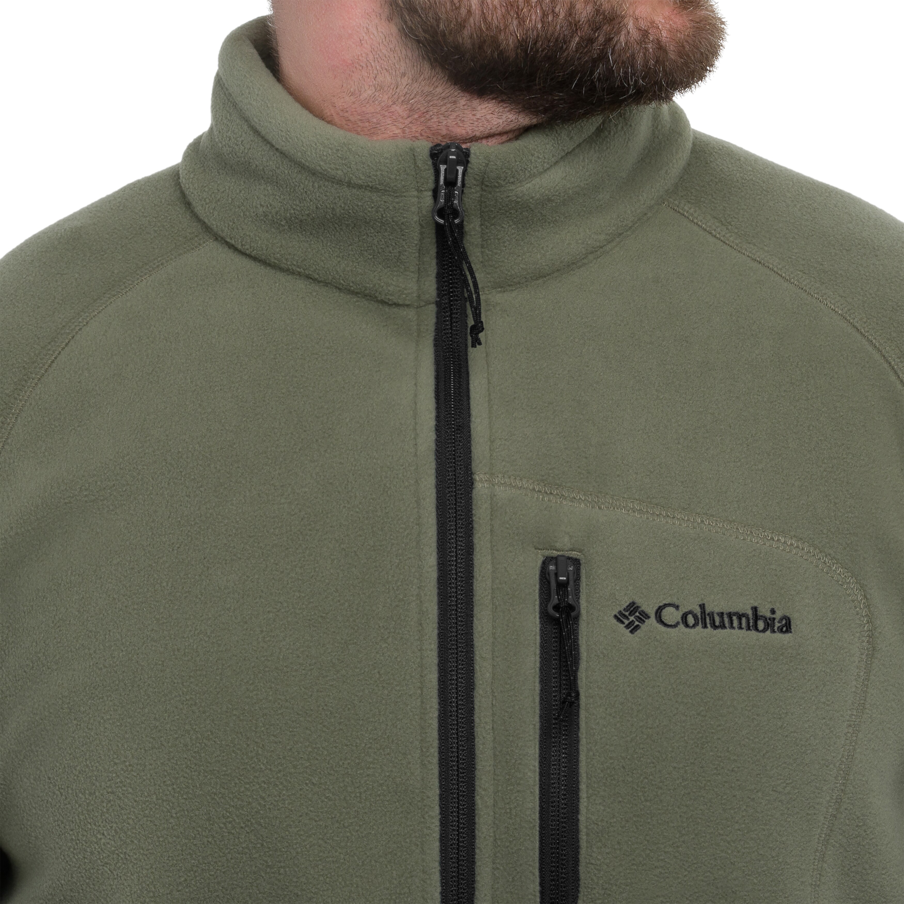 Columbia Fast Trek III Half Zip polár pulóver - Stone Green/Shark