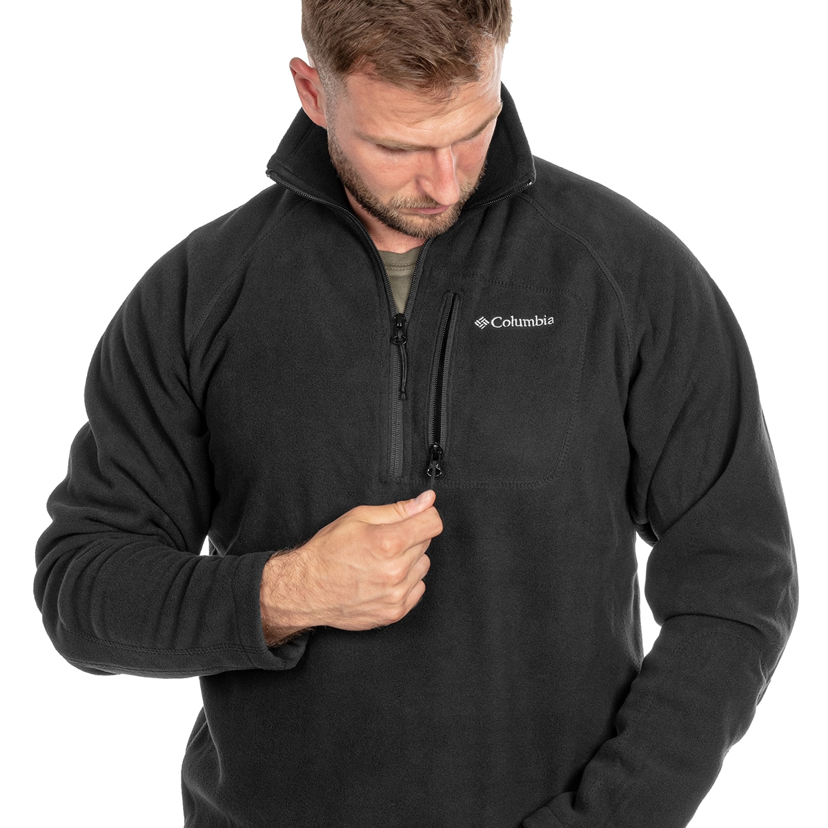 Columbia Fast Trek III Half Zip New polár pulóver - Black