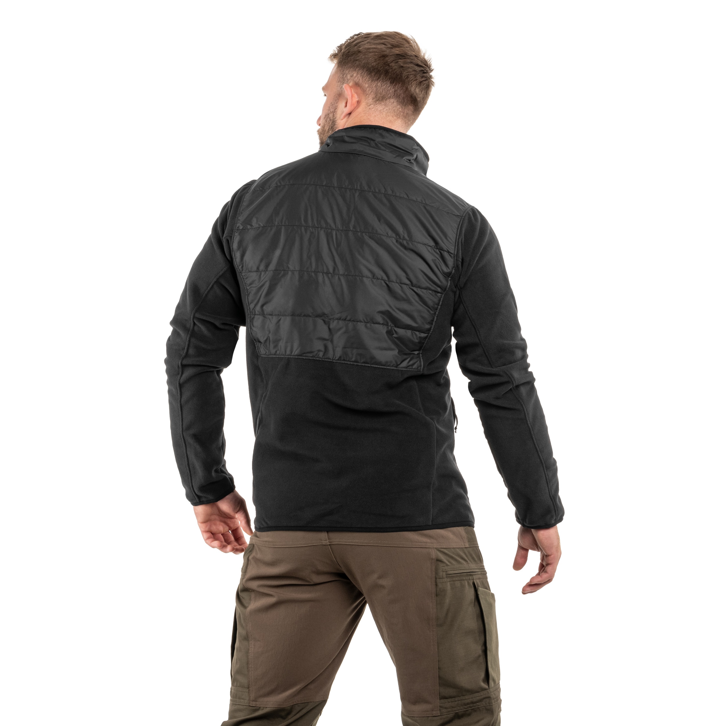 Columbia Basin Butte II Hybrid Fleece Jacket polár pulóver - Black