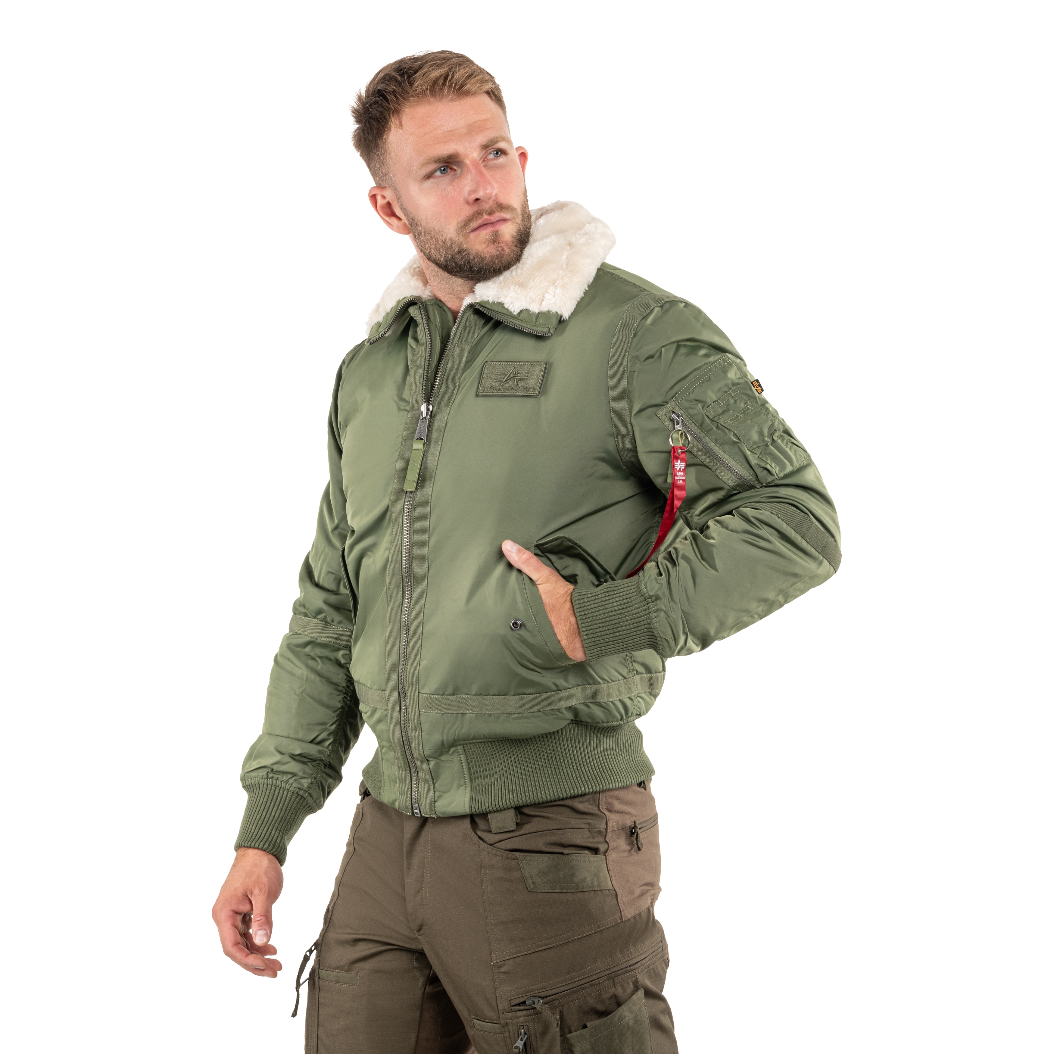 Alpha Industries B15-3 TT kabát - Sage Green