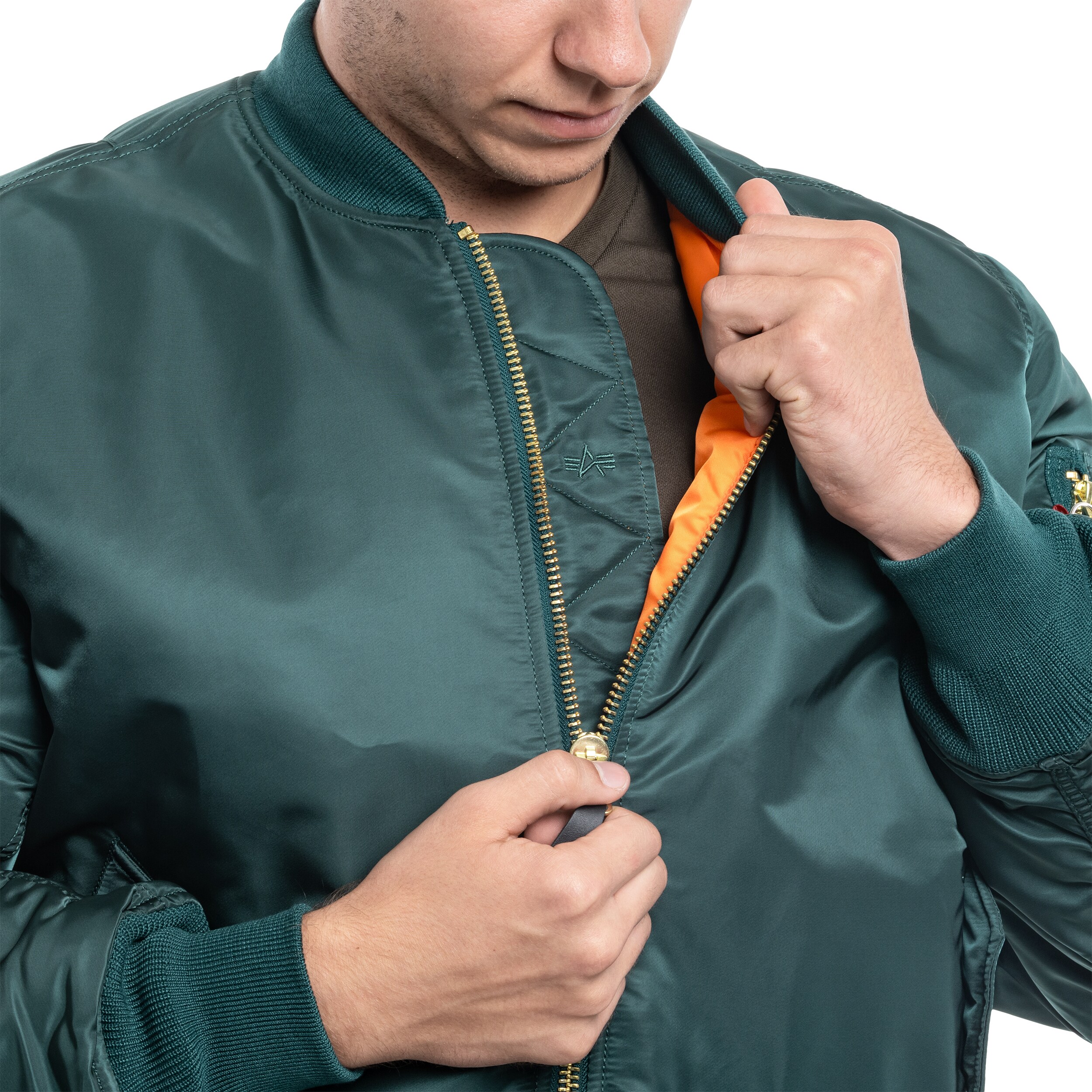 Alpha Industries MA-1 Heritage kabát - Force Green