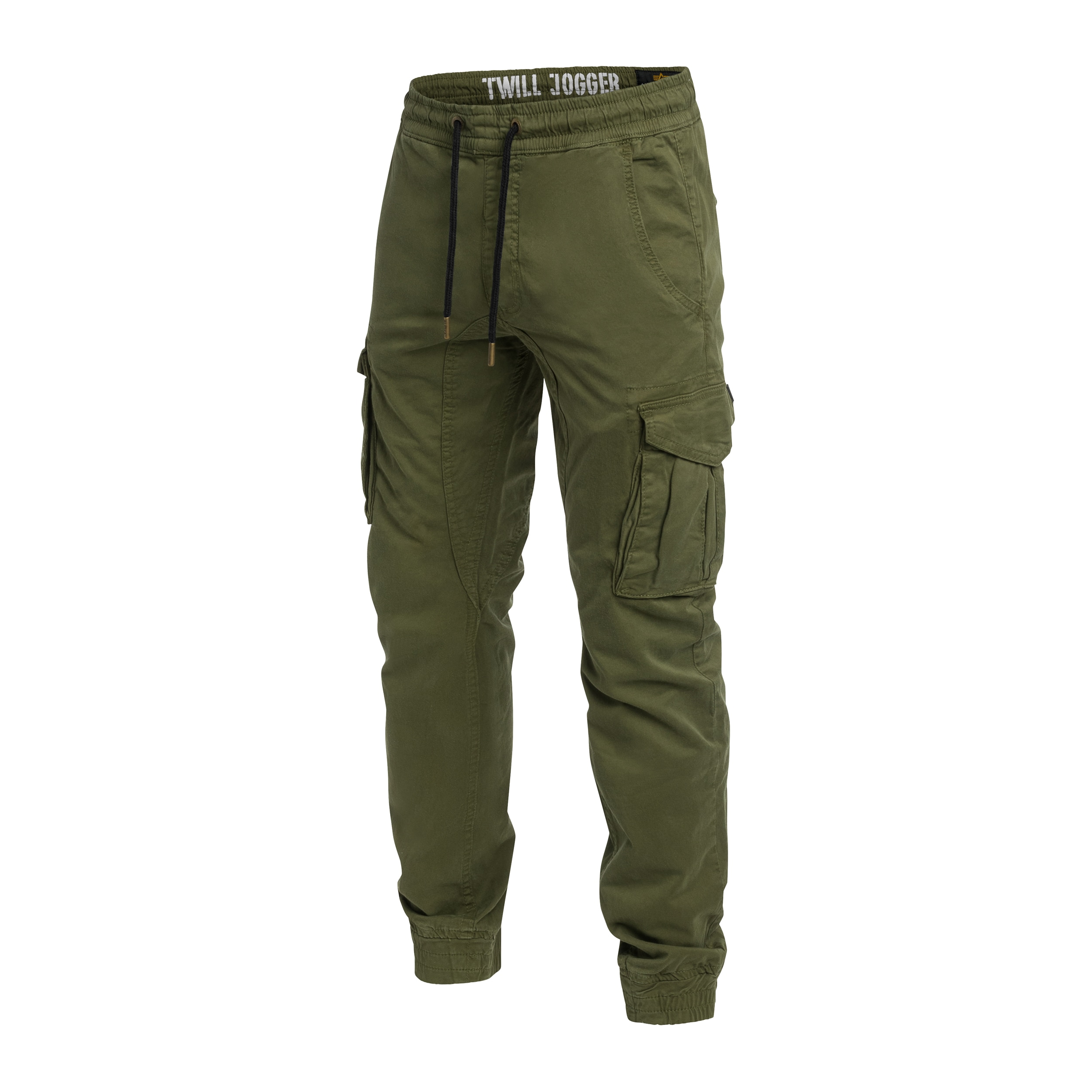 Alpha Industries Cotton Twill Jogger nadrág - Dark Olive