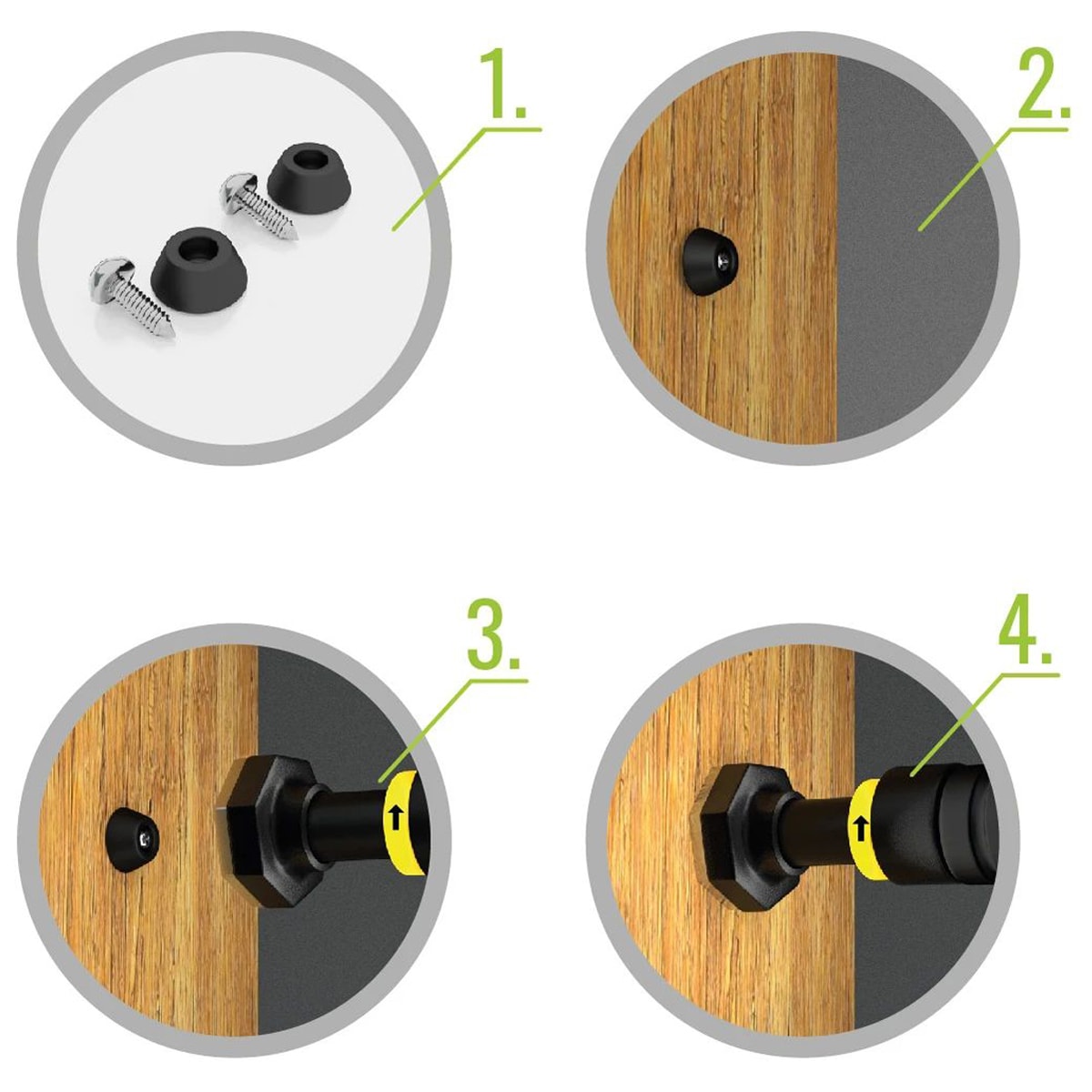 HMS húzódzkodó rúd 68–100 cm - ajtókeretbe