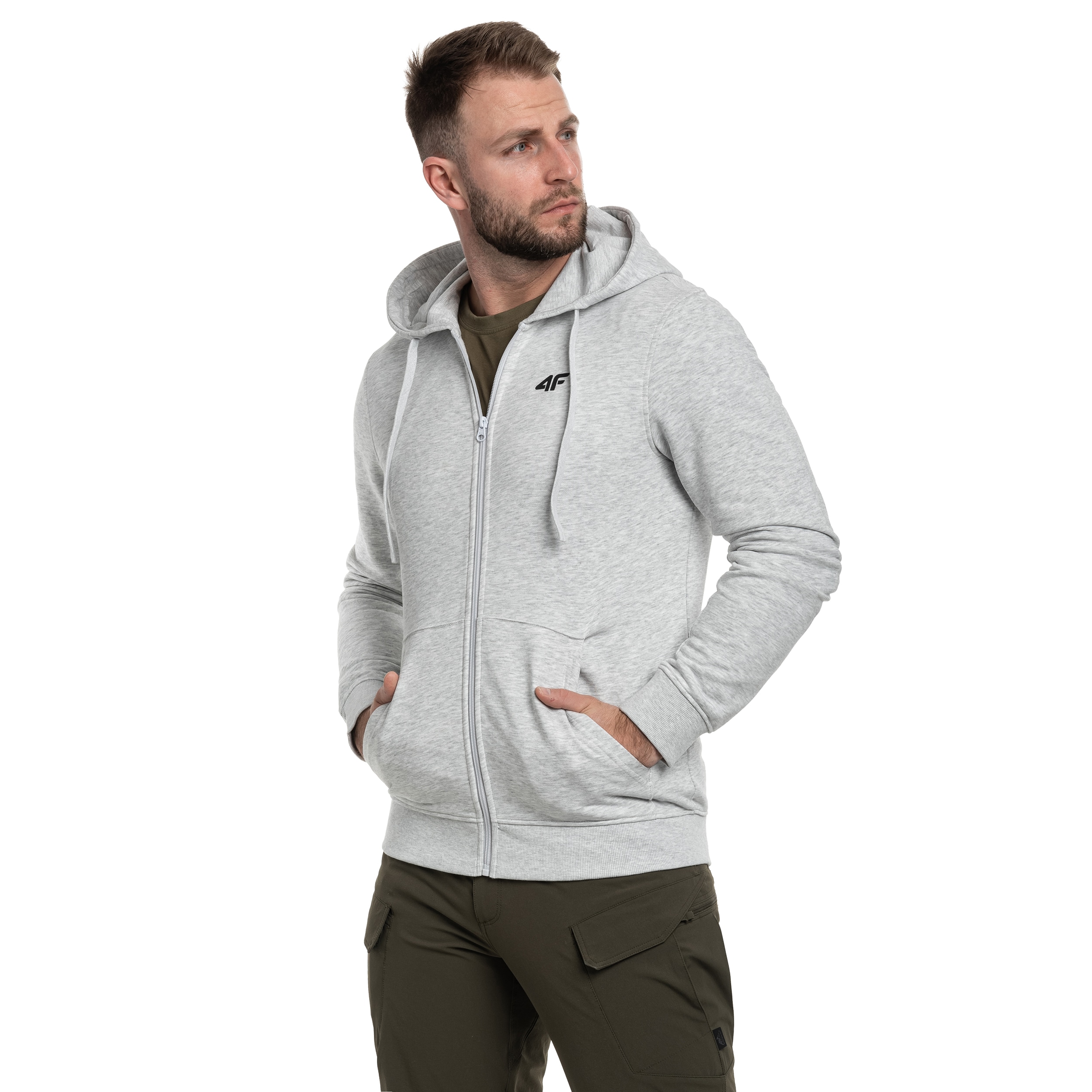 4F M1466 pulóver - Szürke