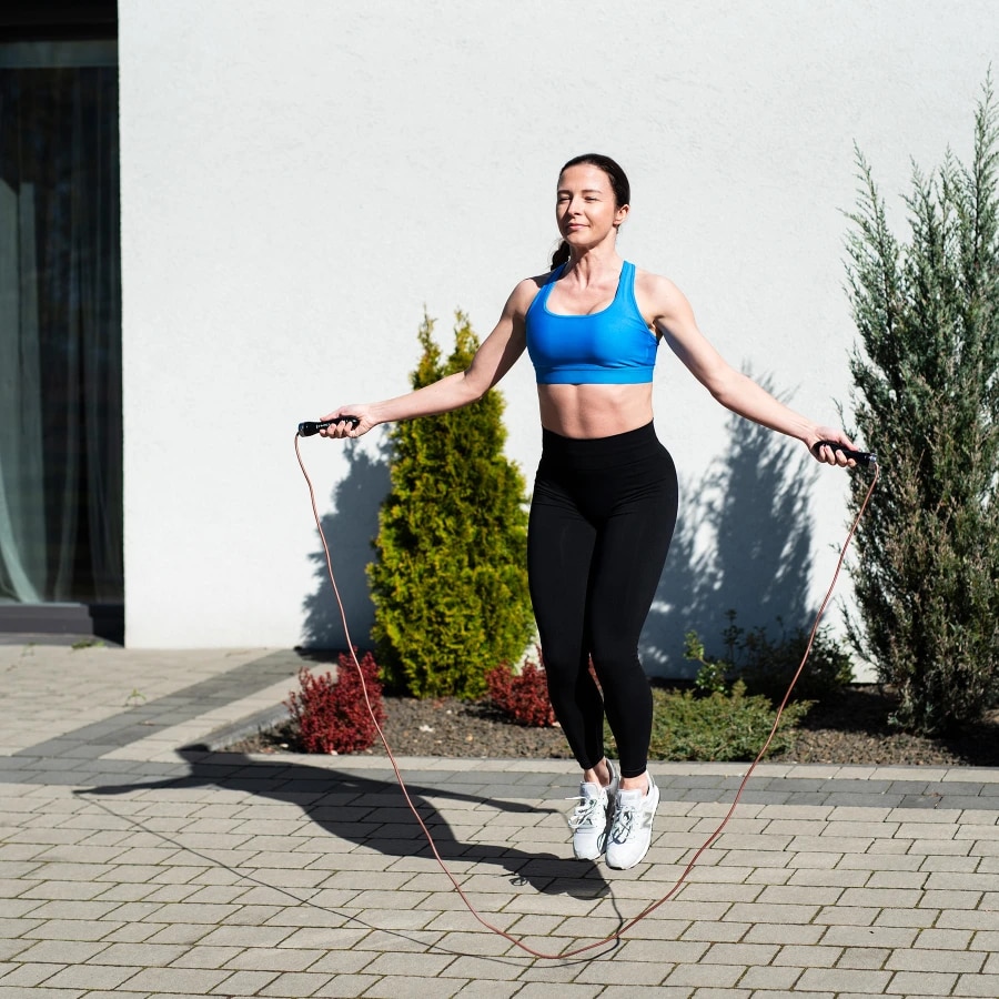 HMS SK43 ugrálókötél - bőrből készült