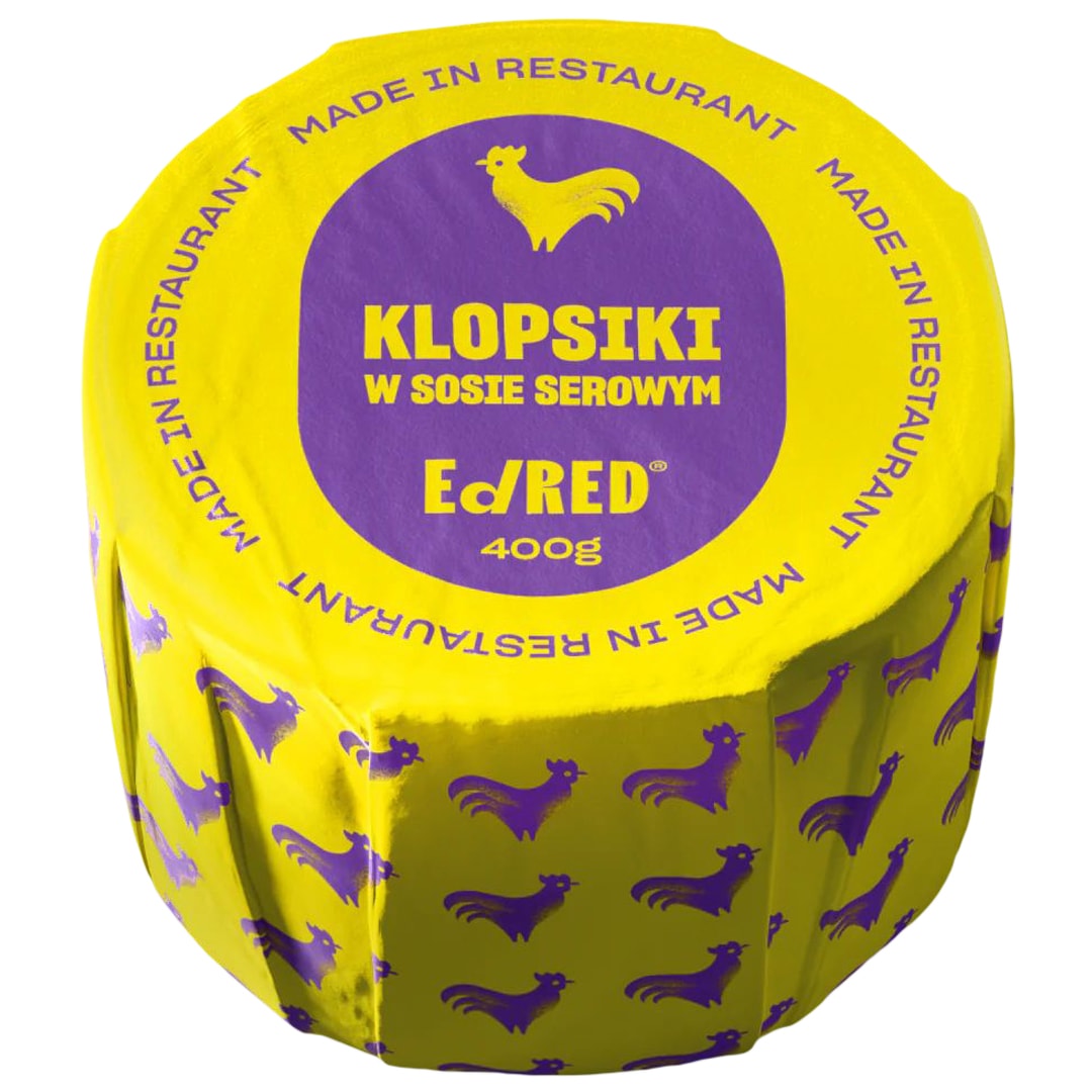 Ed Red konzerv - Csirkegombóc sajtmártással 400 g