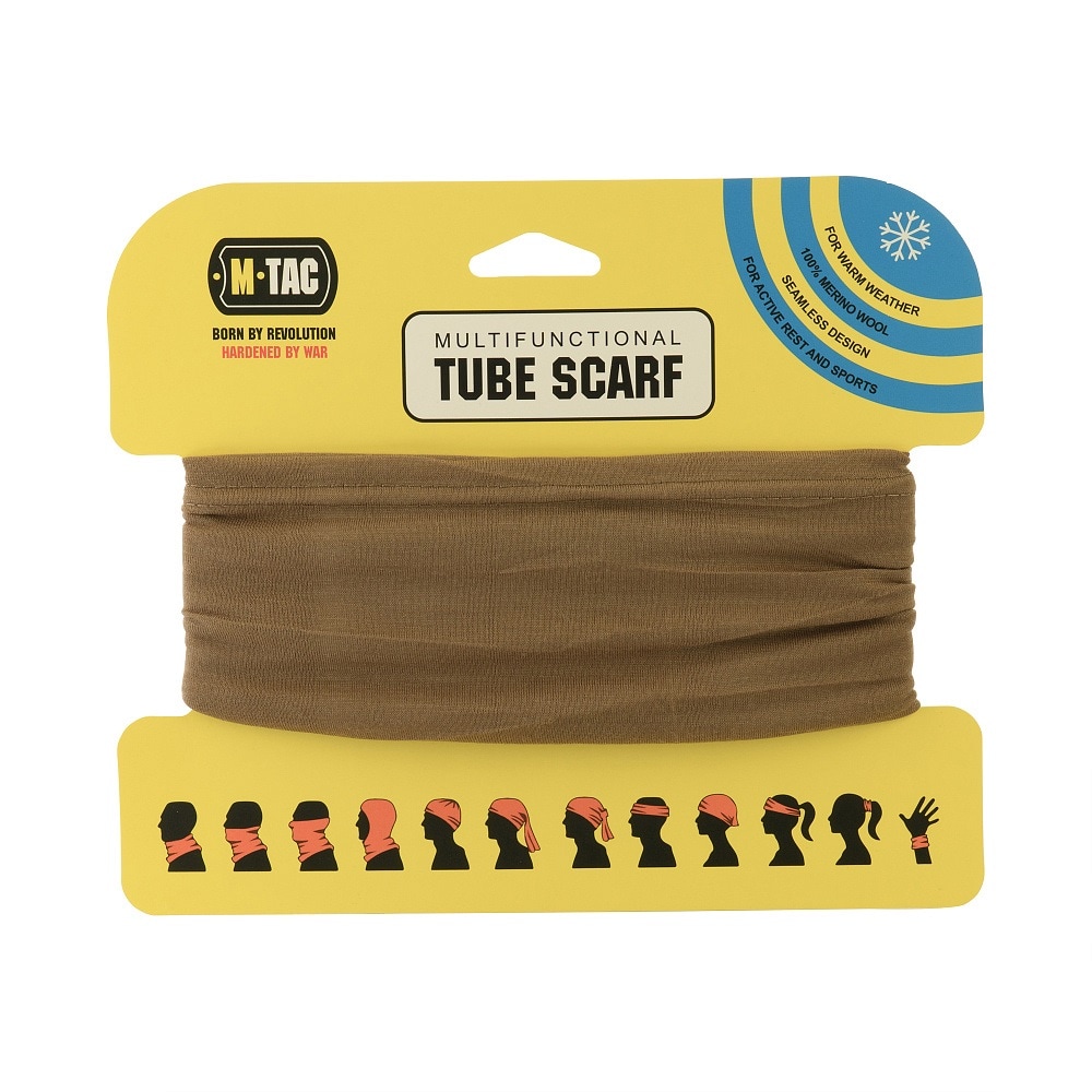 M-Tac Merino Wool multifunkciós csősál - Coyote