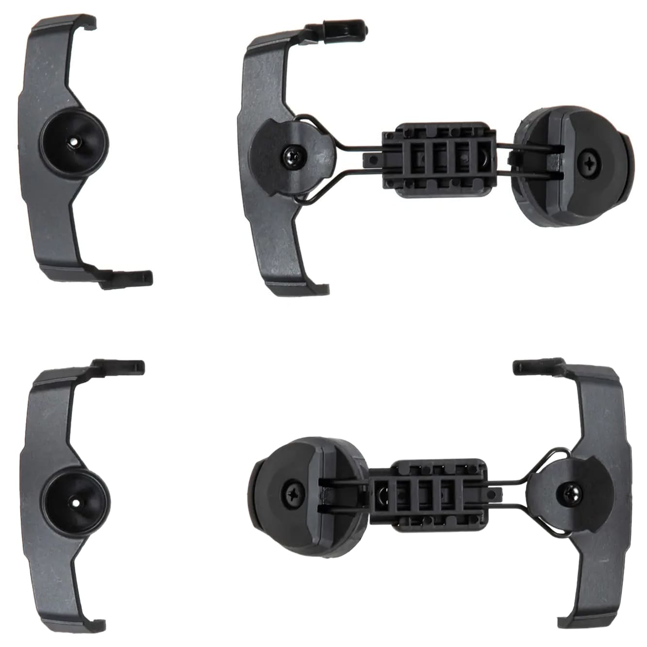 TacSky ComTac fülhallgató adapter ARC sínekhez - Black