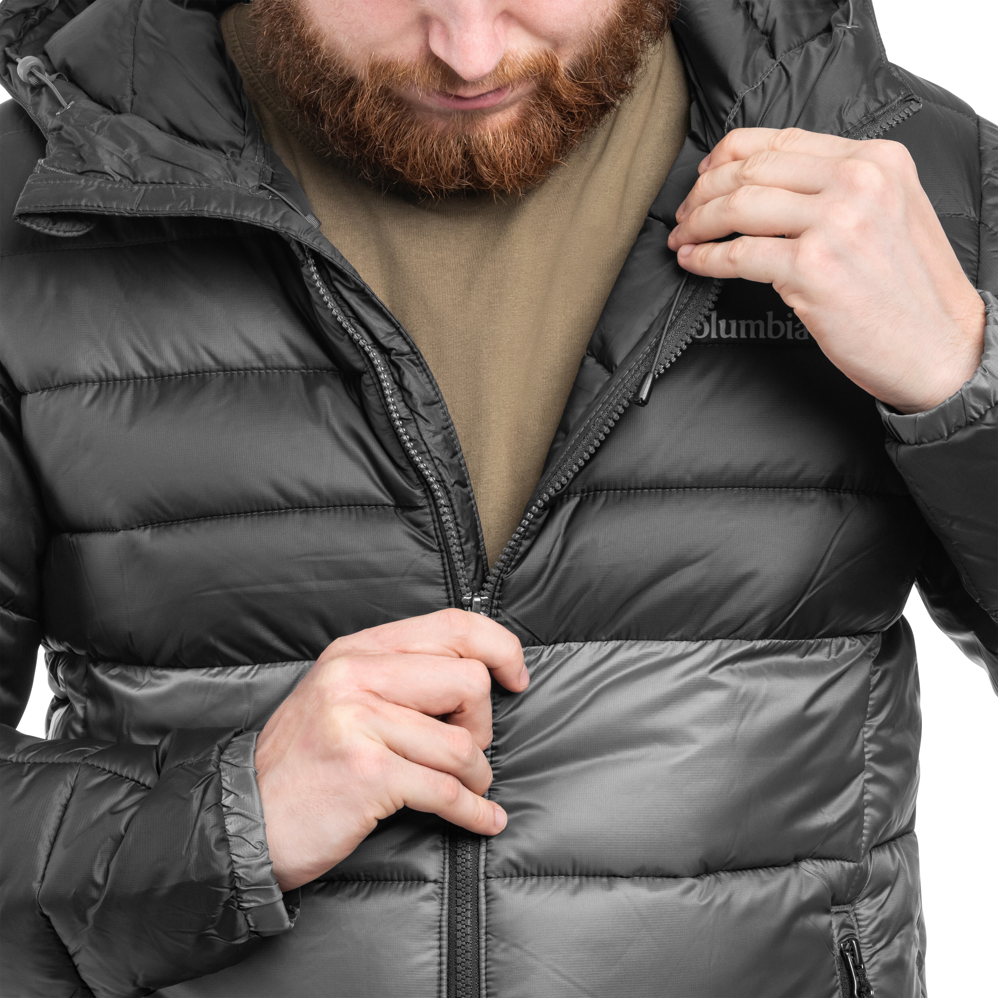 Columbia Buck Butte II Insulated Hooded kabát - City Grey