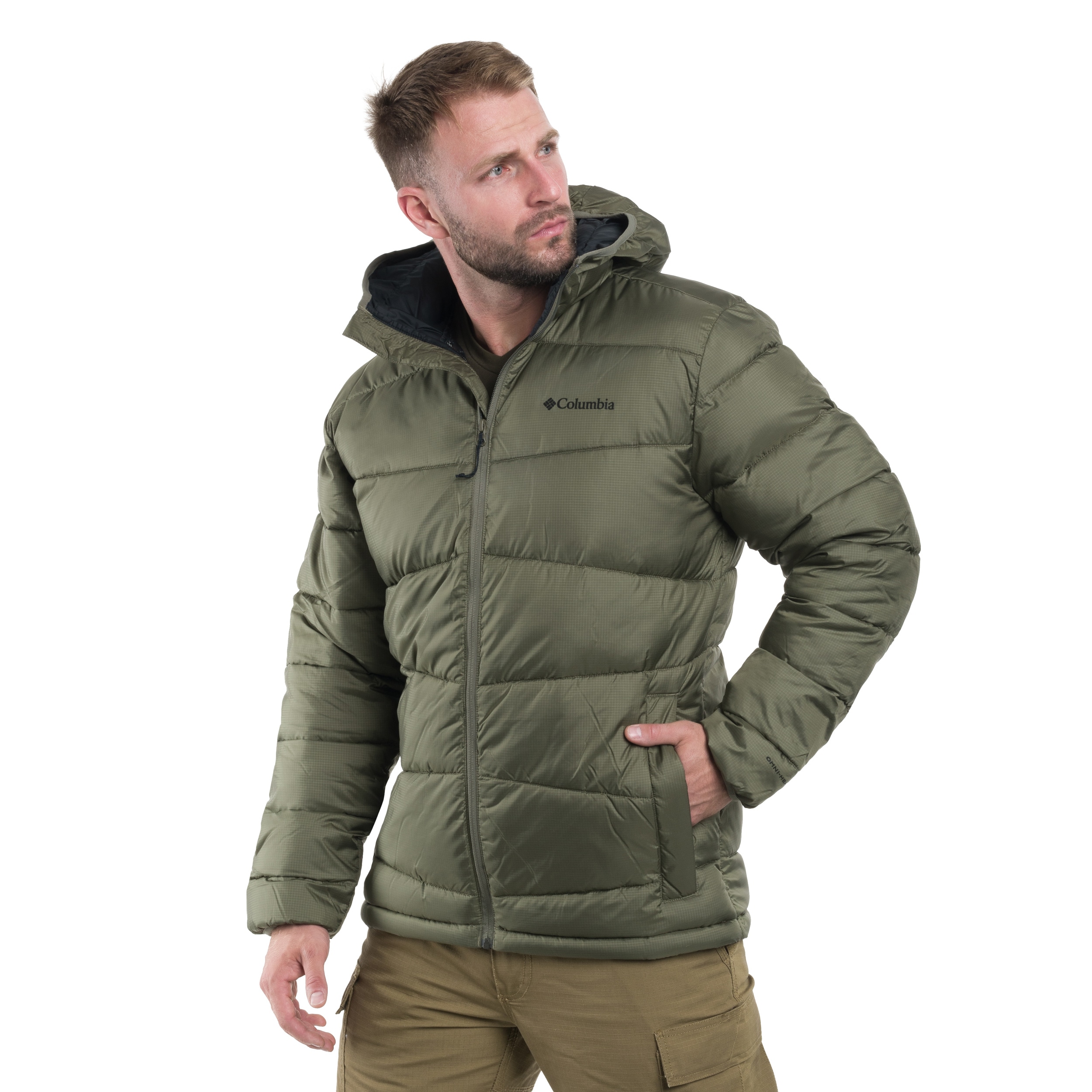 Columbia Fivemile Butte II Hooded dzseki - Stone Green