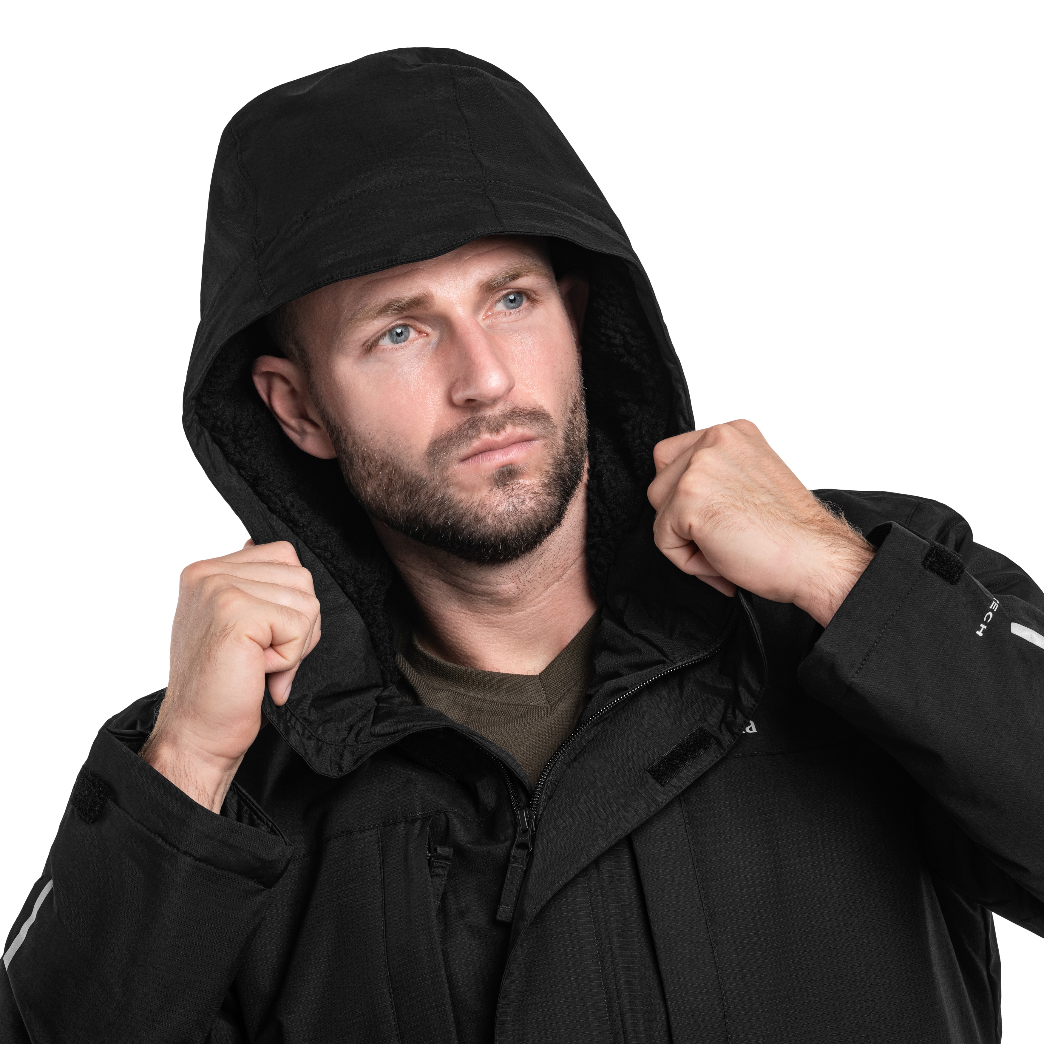 Columbia Landroamer Sherpa Lined Waterproof Hooded kabát - Black