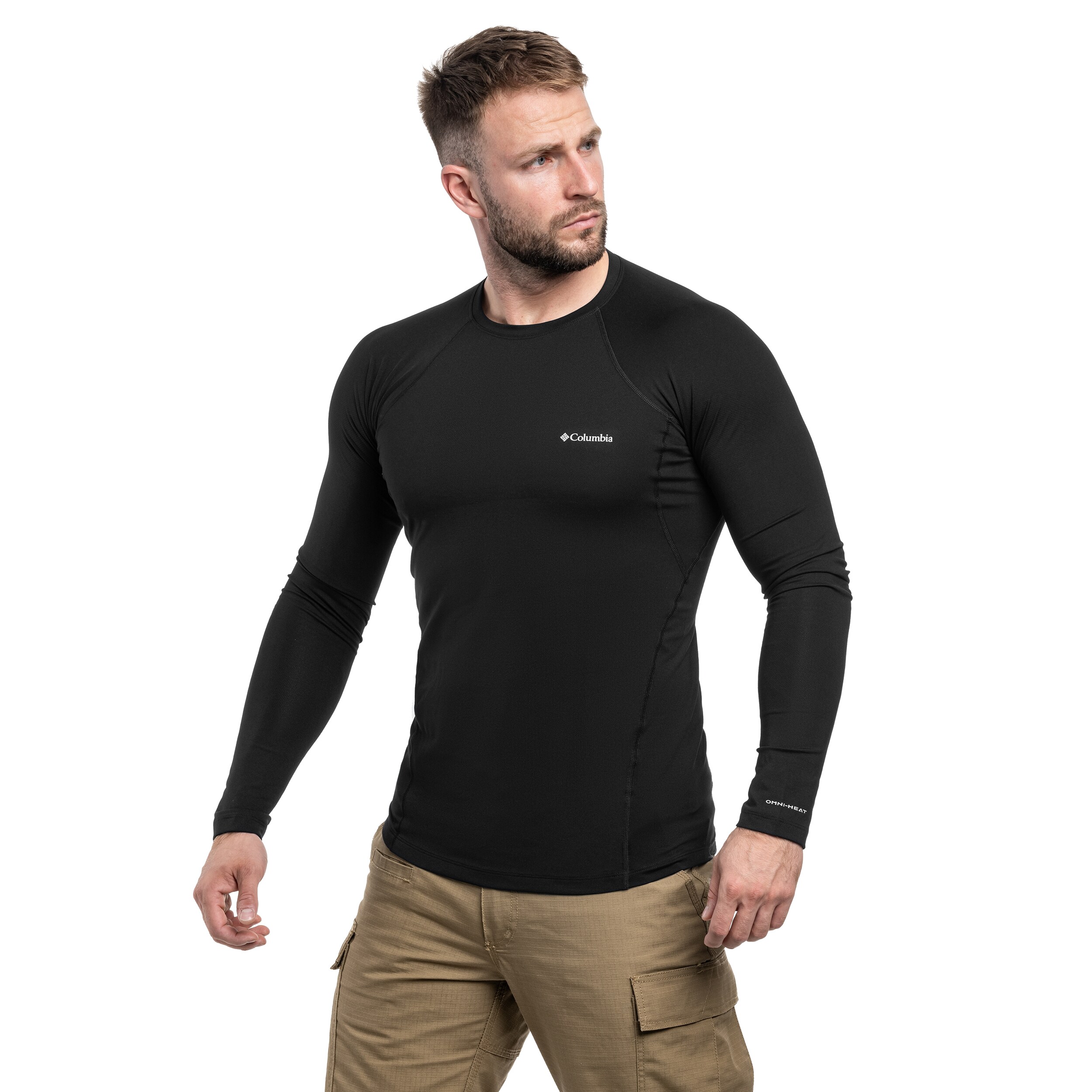 Columbia Midweight Stretch Long Sleeve Toptermoaktív pulóver - Black