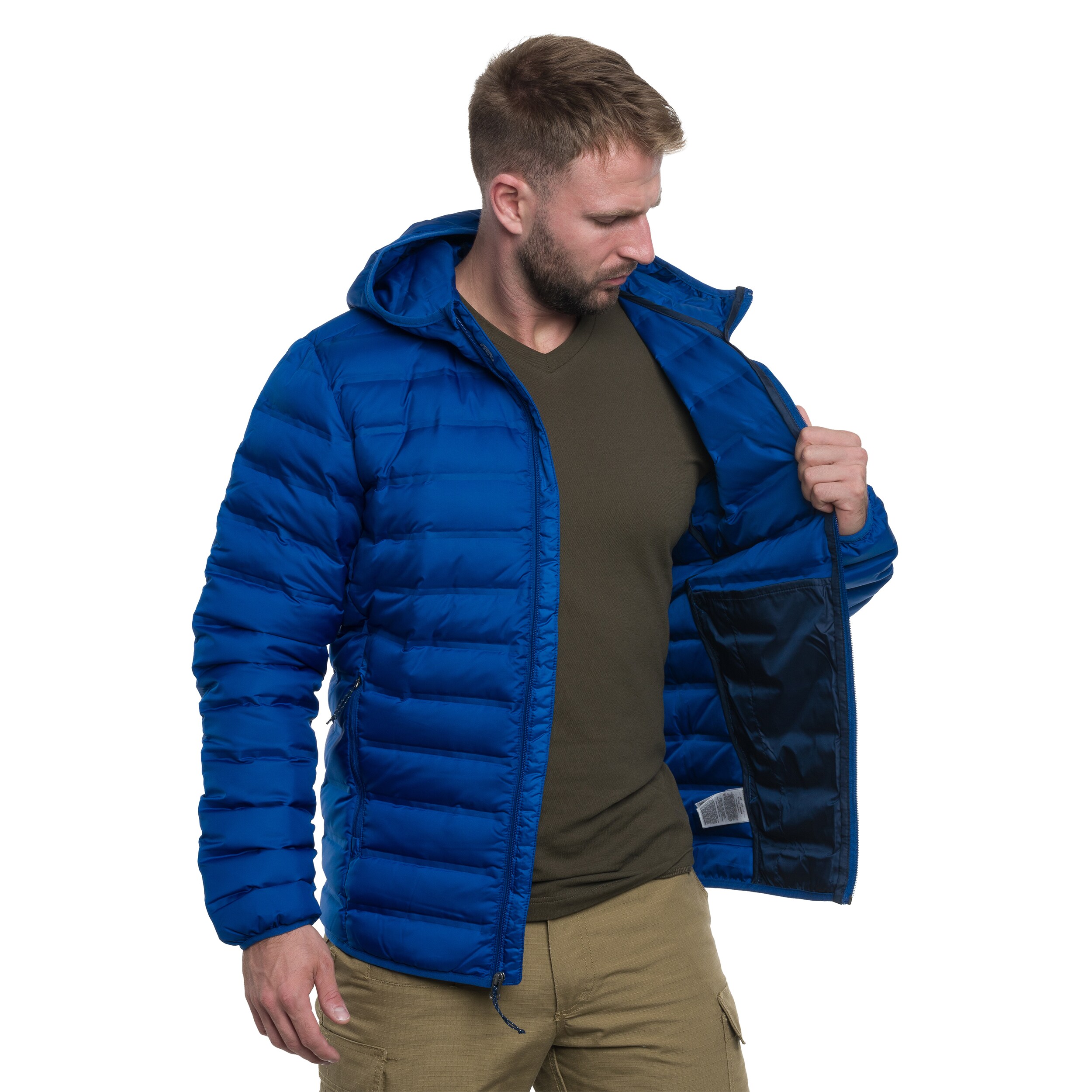 Columbia Lake 22 II Down Hooded kabát - Mountain Blue