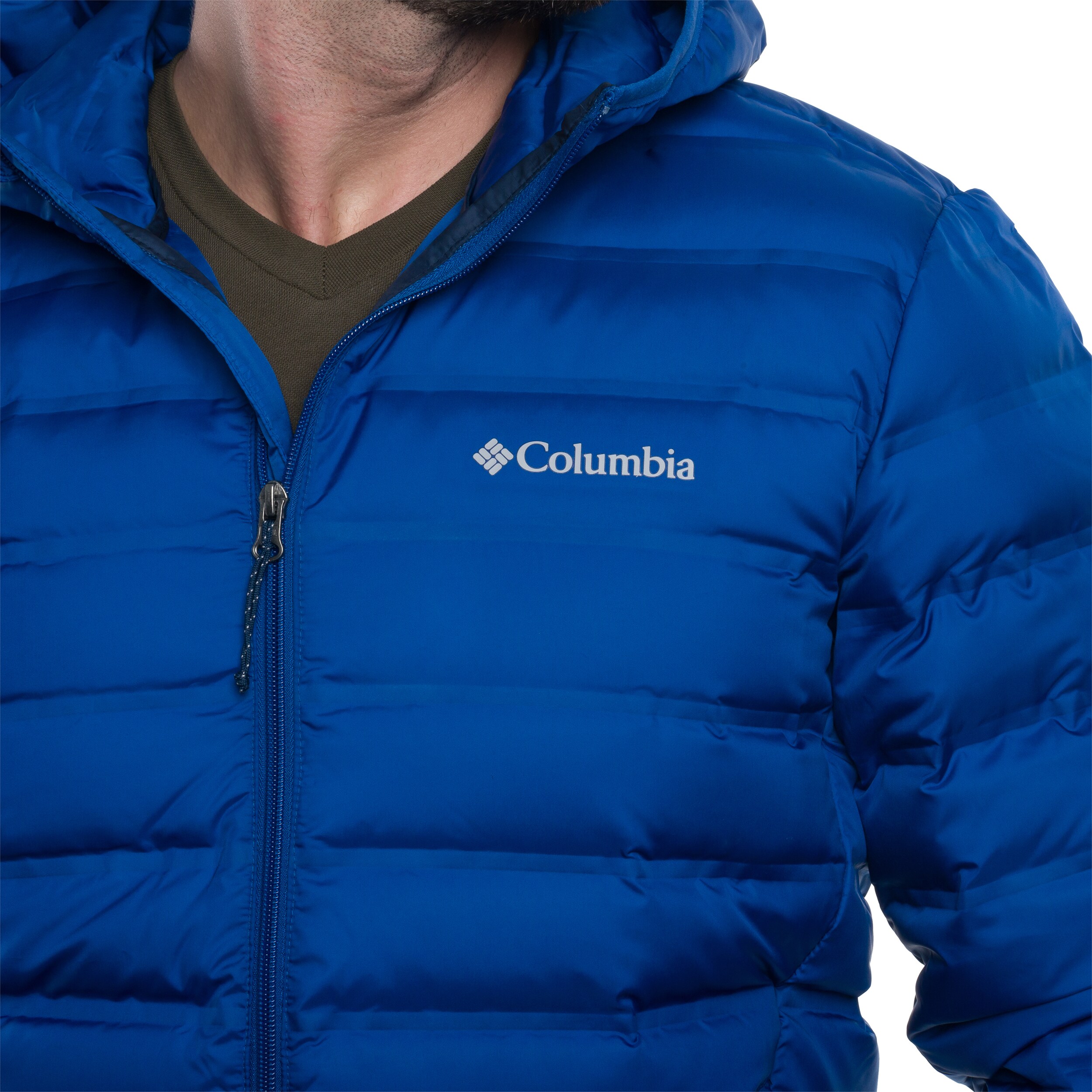 Columbia Lake 22 II Down Hooded kabát - Mountain Blue