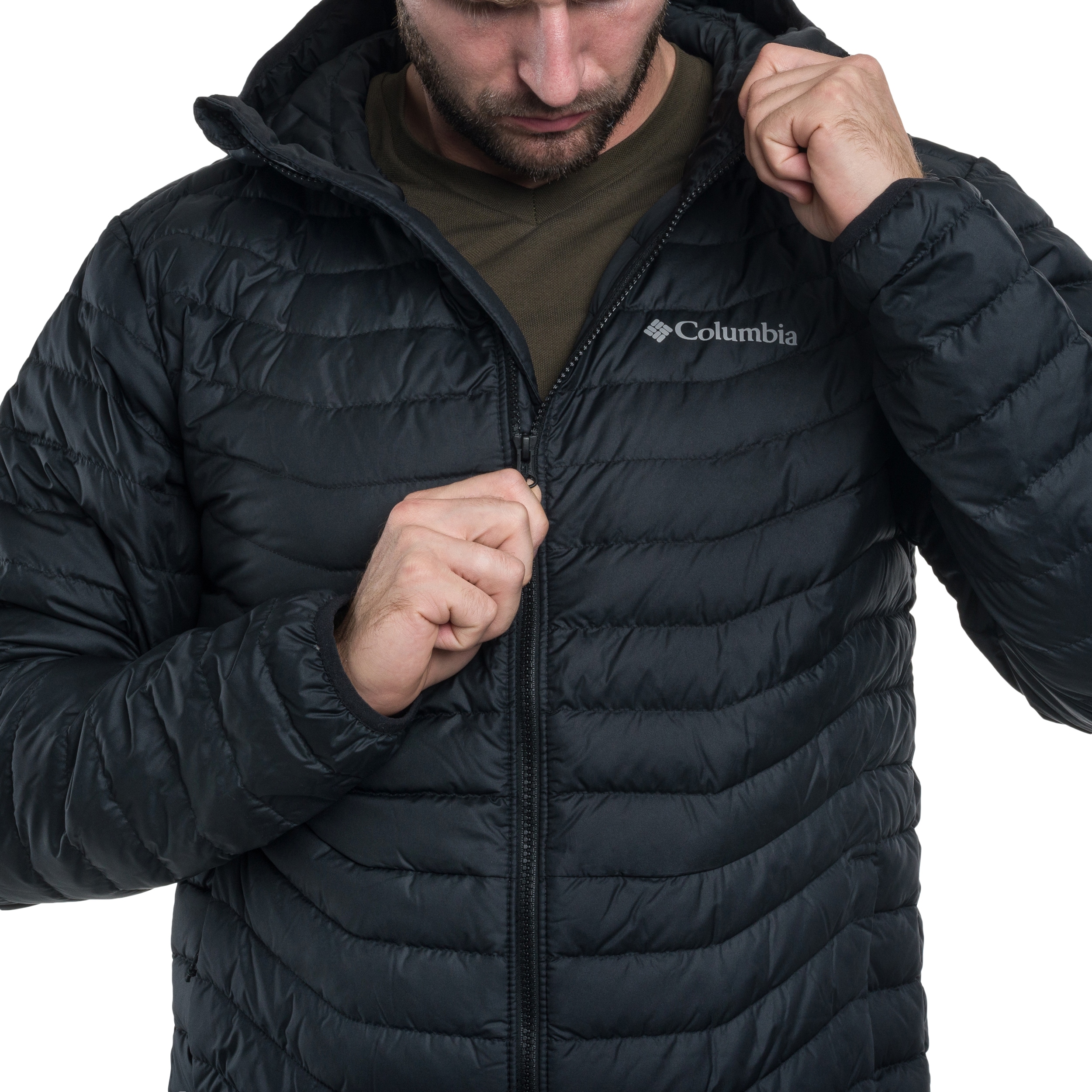 Columbia Westridge Down Hooded kabát - Black