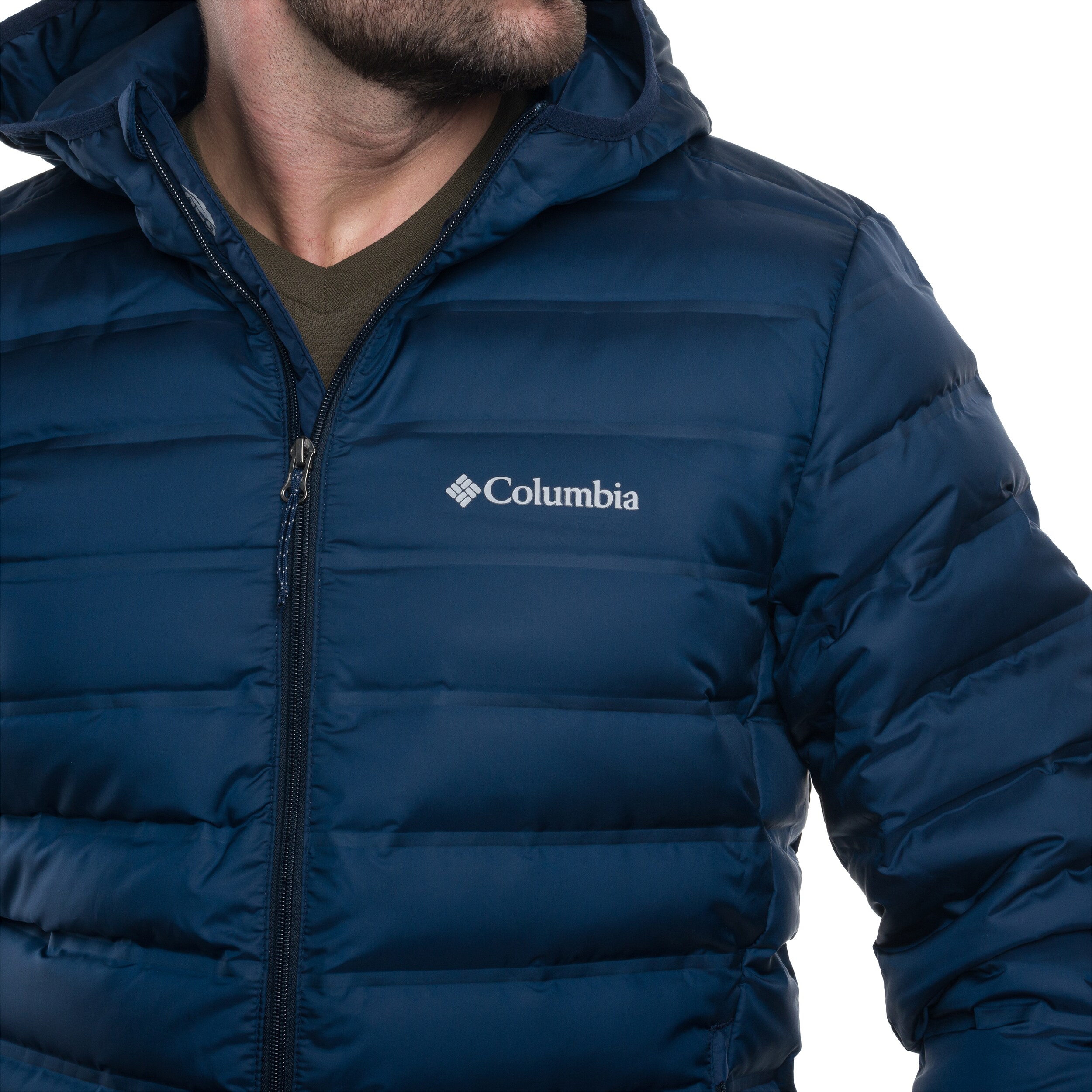 Columbia Lake 22 II Down Hooded kabát - Collegiate Navy