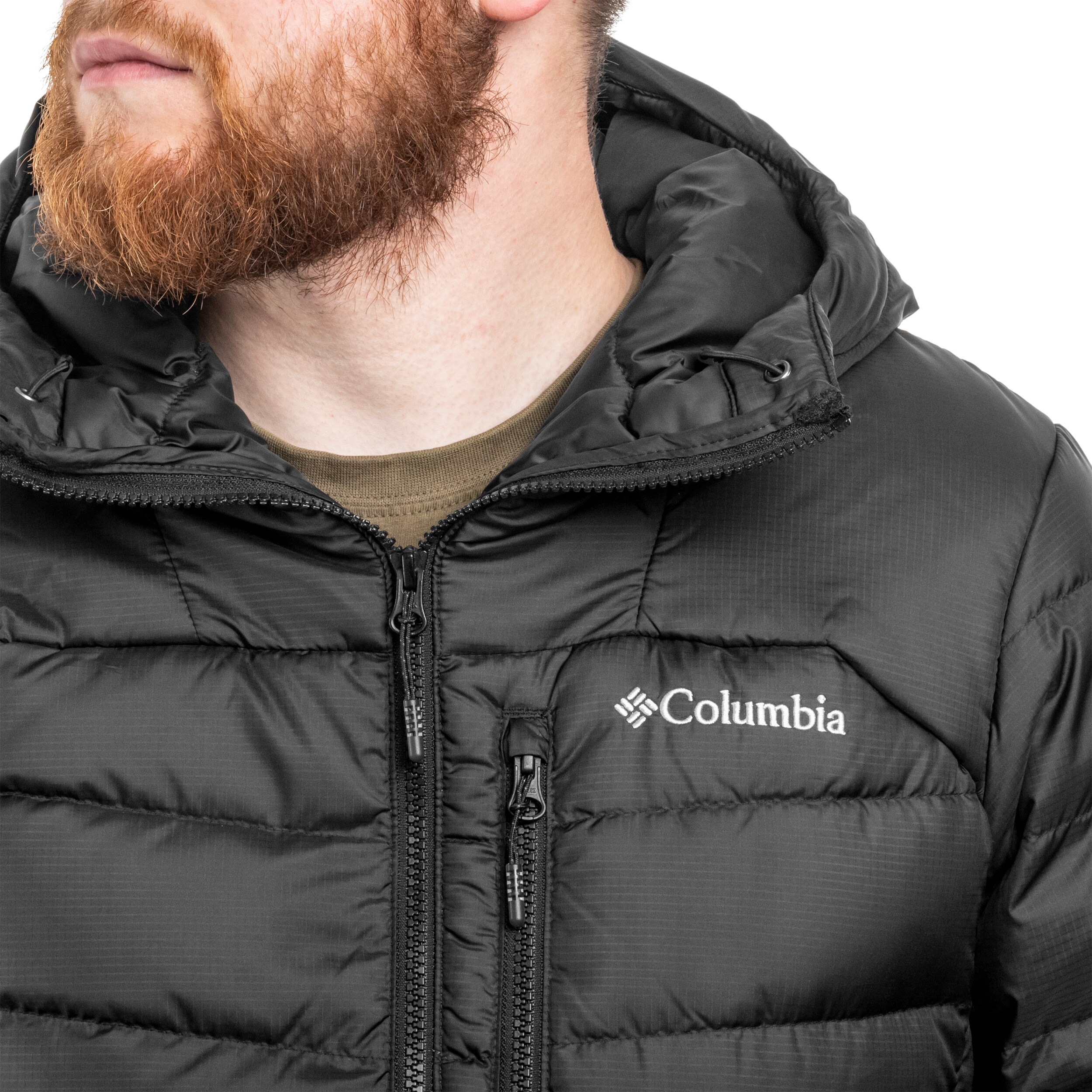 Columbia Autumn Park II Down Hooded Jacket kabát - Black