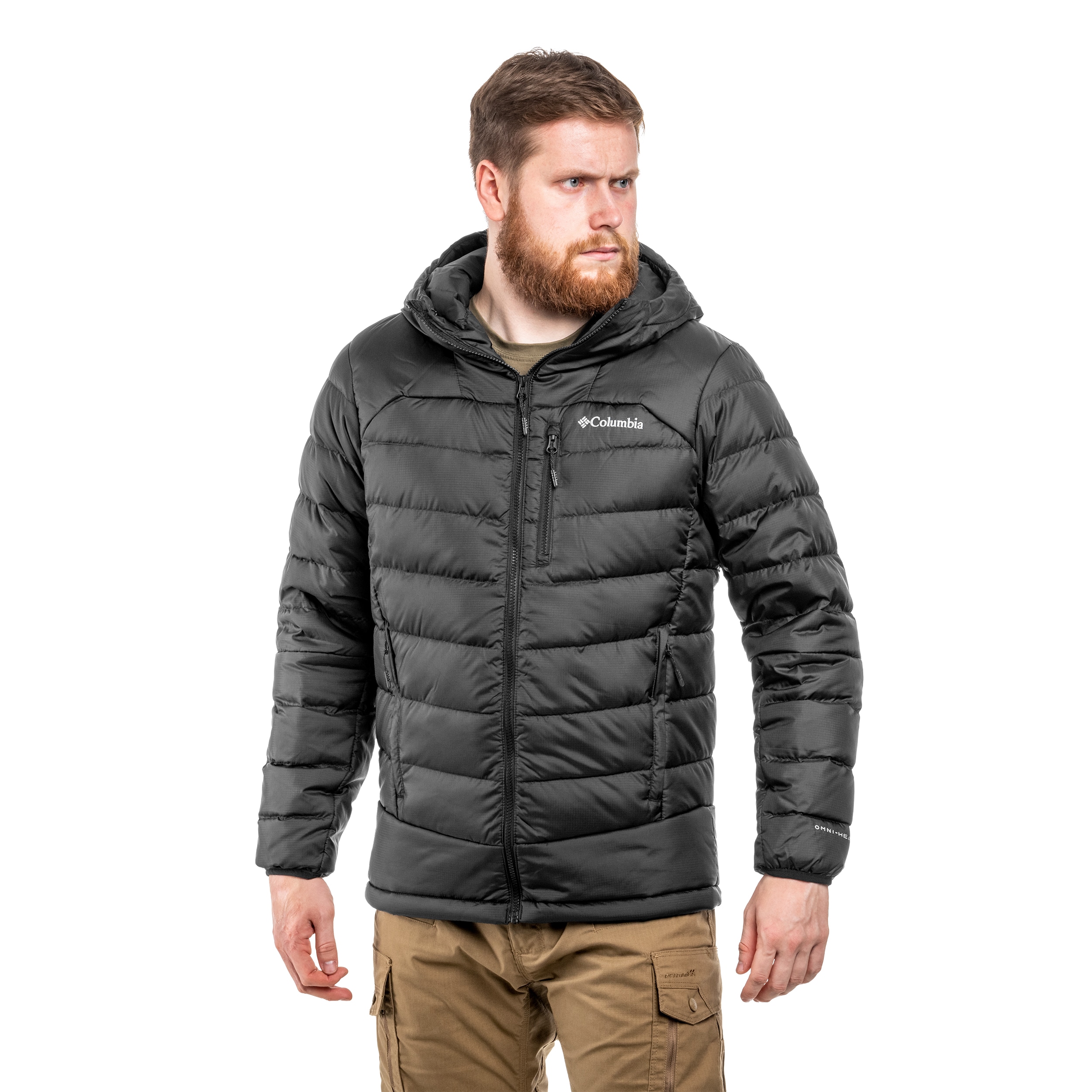 Columbia Autumn Park II Down Hooded Jacket kabát - Black