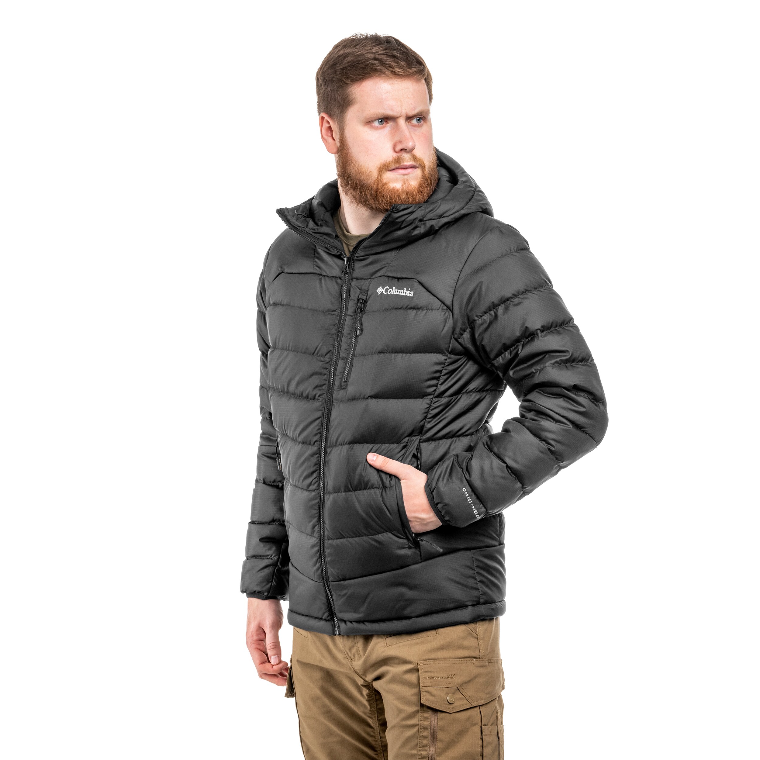 Columbia Autumn Park II Down Hooded Jacket kabát - Black