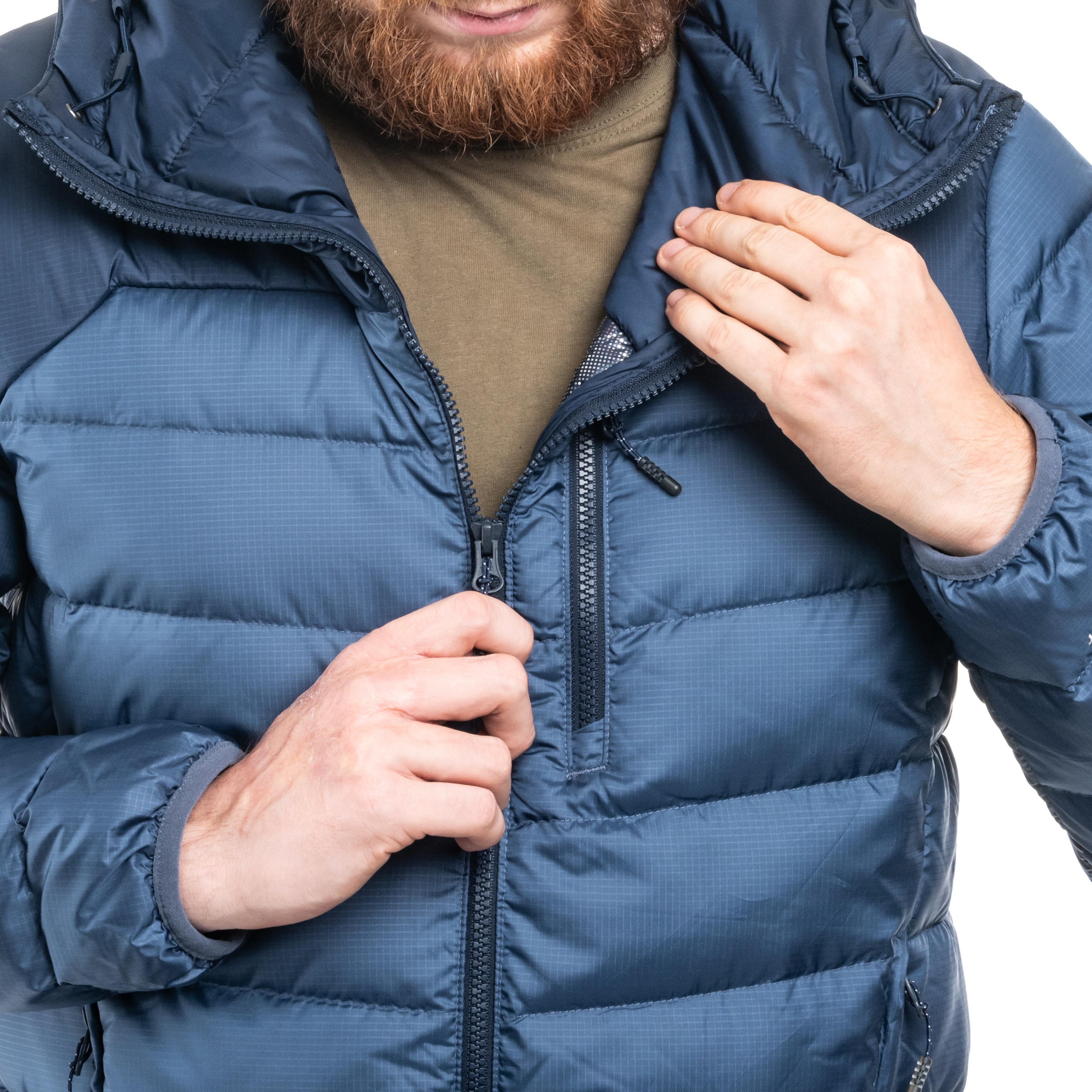 Columbia Autumn Park II Down Hooded Jacket kabát - Dark Mountain