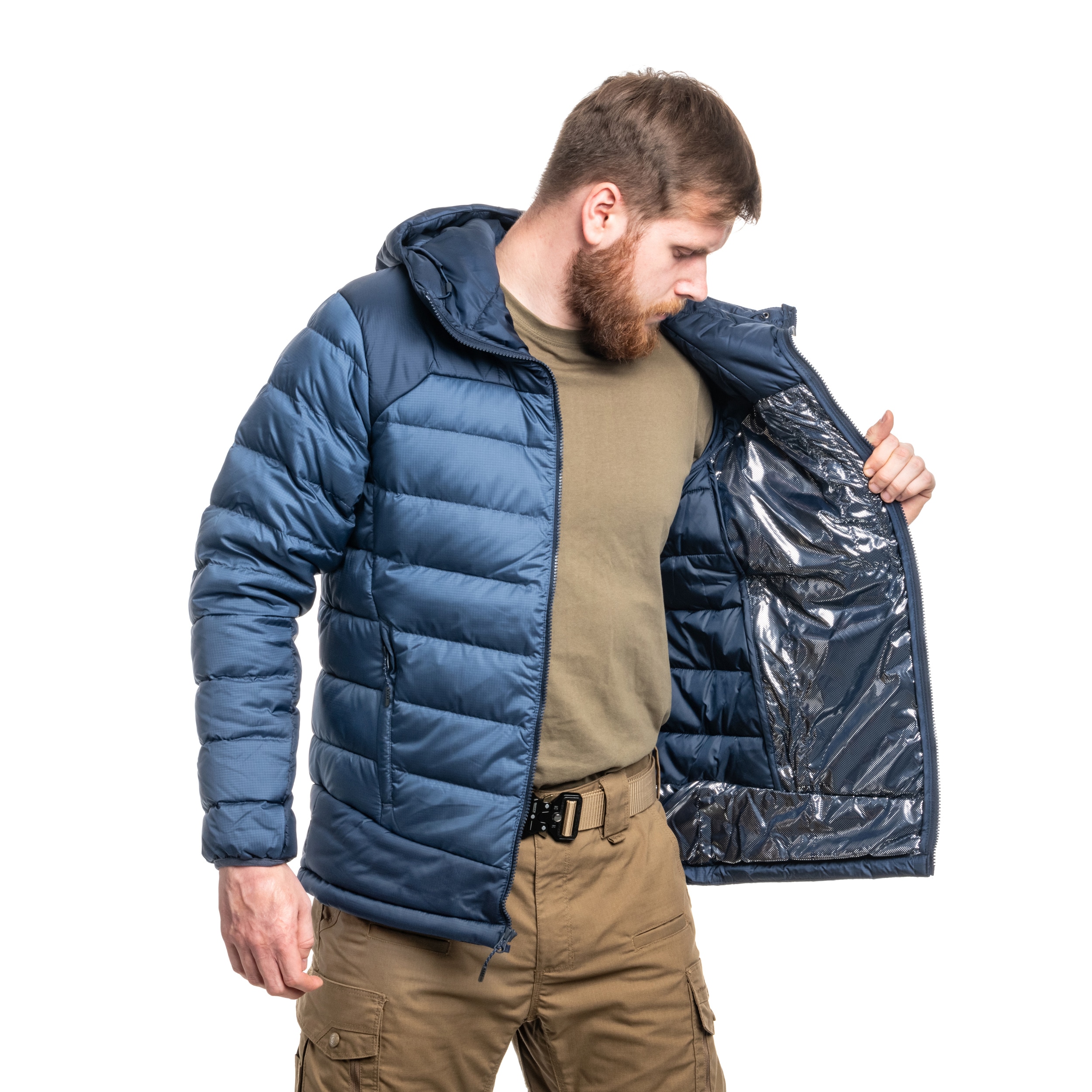 Columbia Autumn Park II Down Hooded Jacket kabát - Dark Mountain
