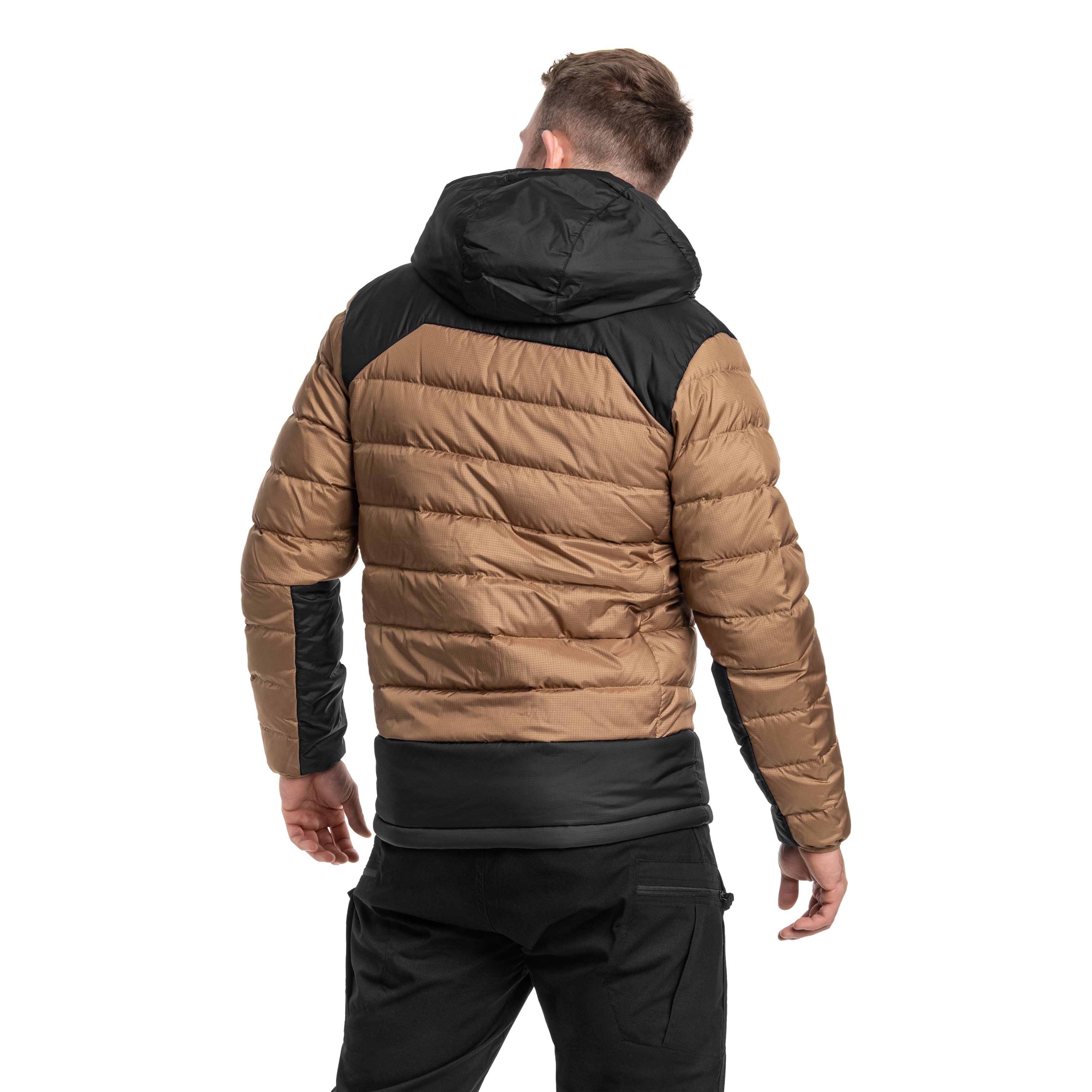 Columbia Autumn Park II Down Hooded Jacket kabát - Delta/Black