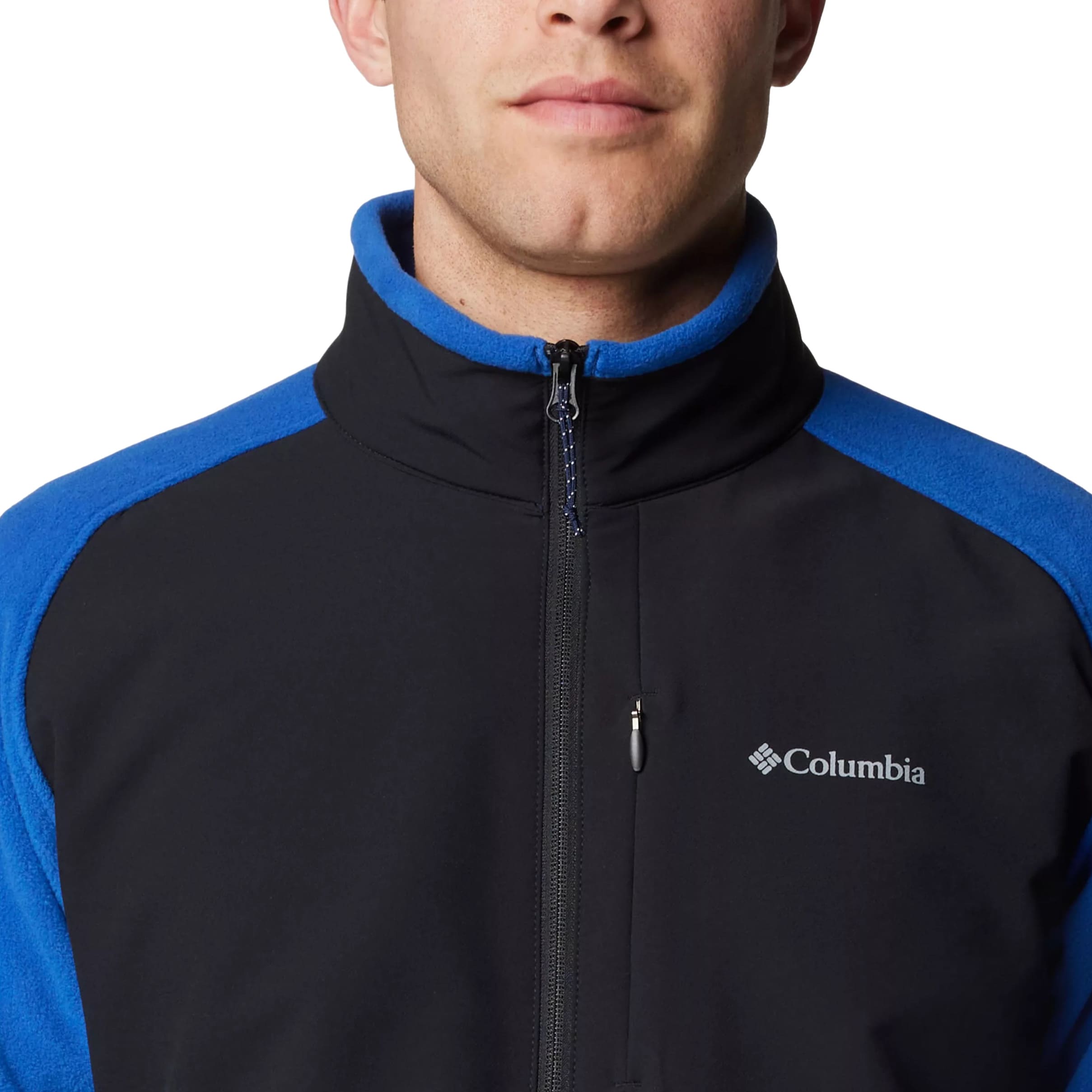 Columbia Sage Peak Fleece polár pulóver - Mountain Blue/Black